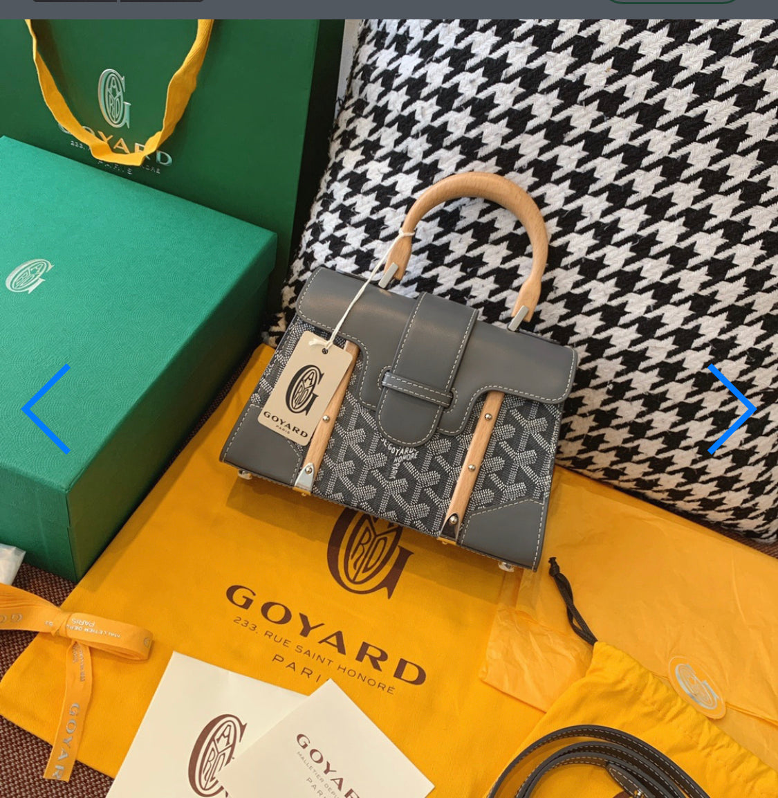 Sac Saigon mini grey facture