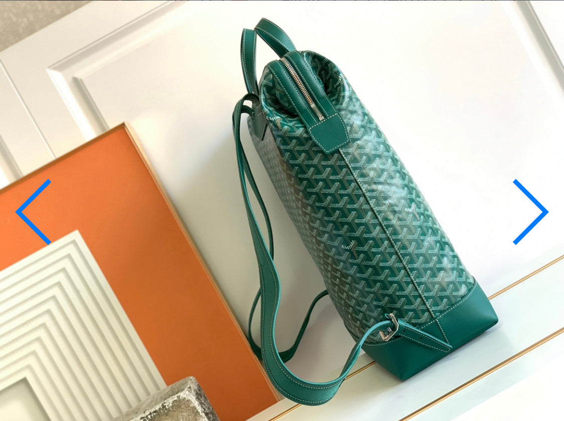 Cisalpin green invoice backpack