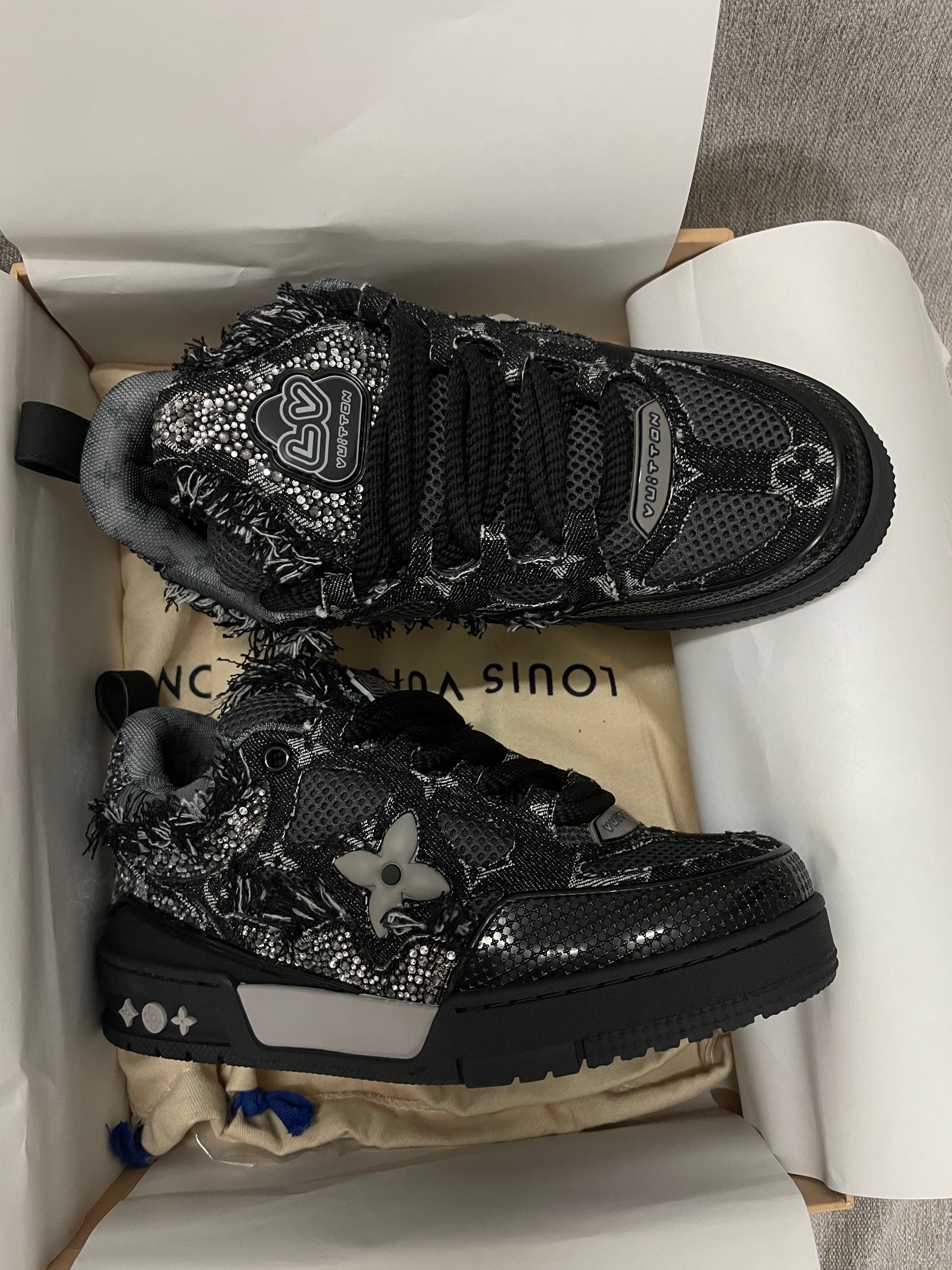 Sneakers Lv Skate Denim facture 10/10