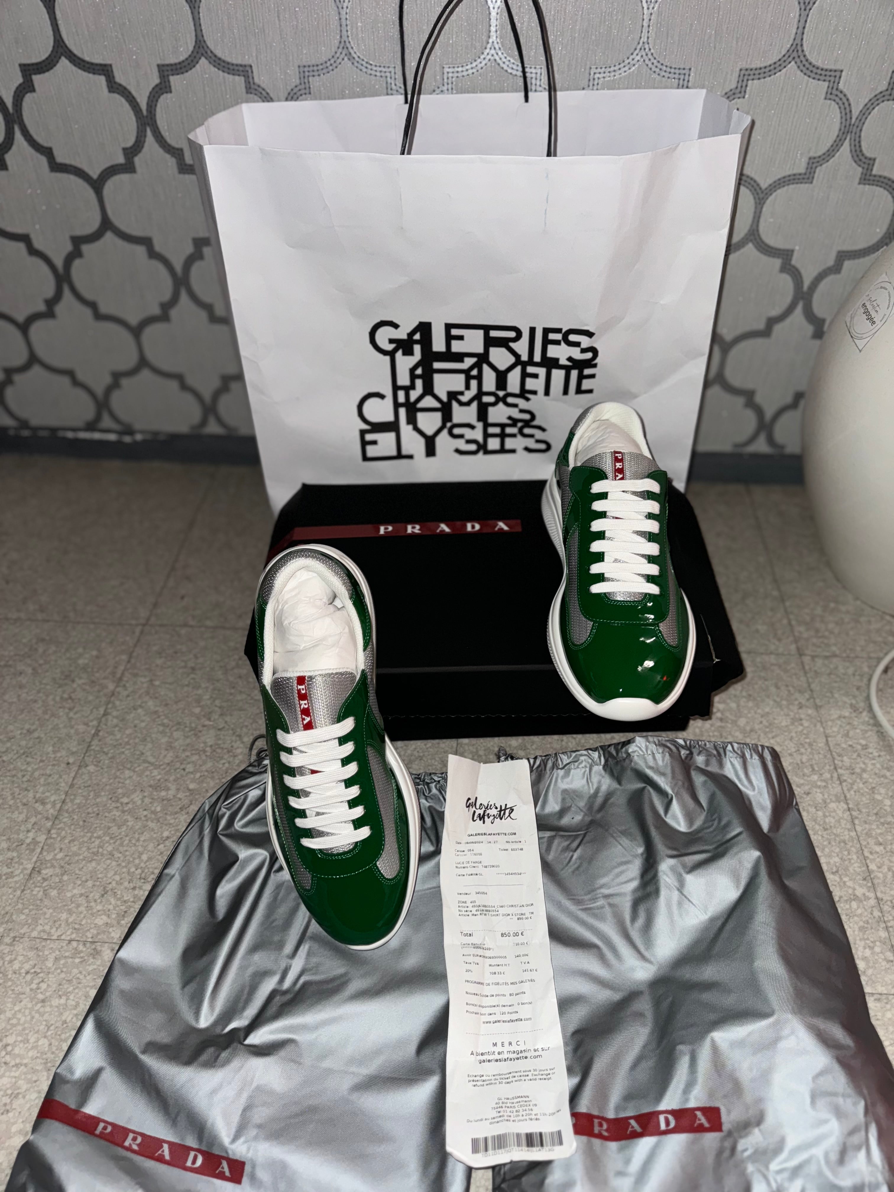Sneakers Prd America ´ s Cup Gomme & tissu bike green 9/10