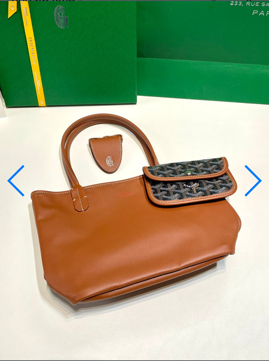 Sac Anjou Mini brown facture