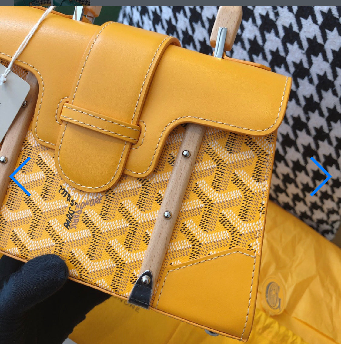 Sac Saigon mini yellow facture