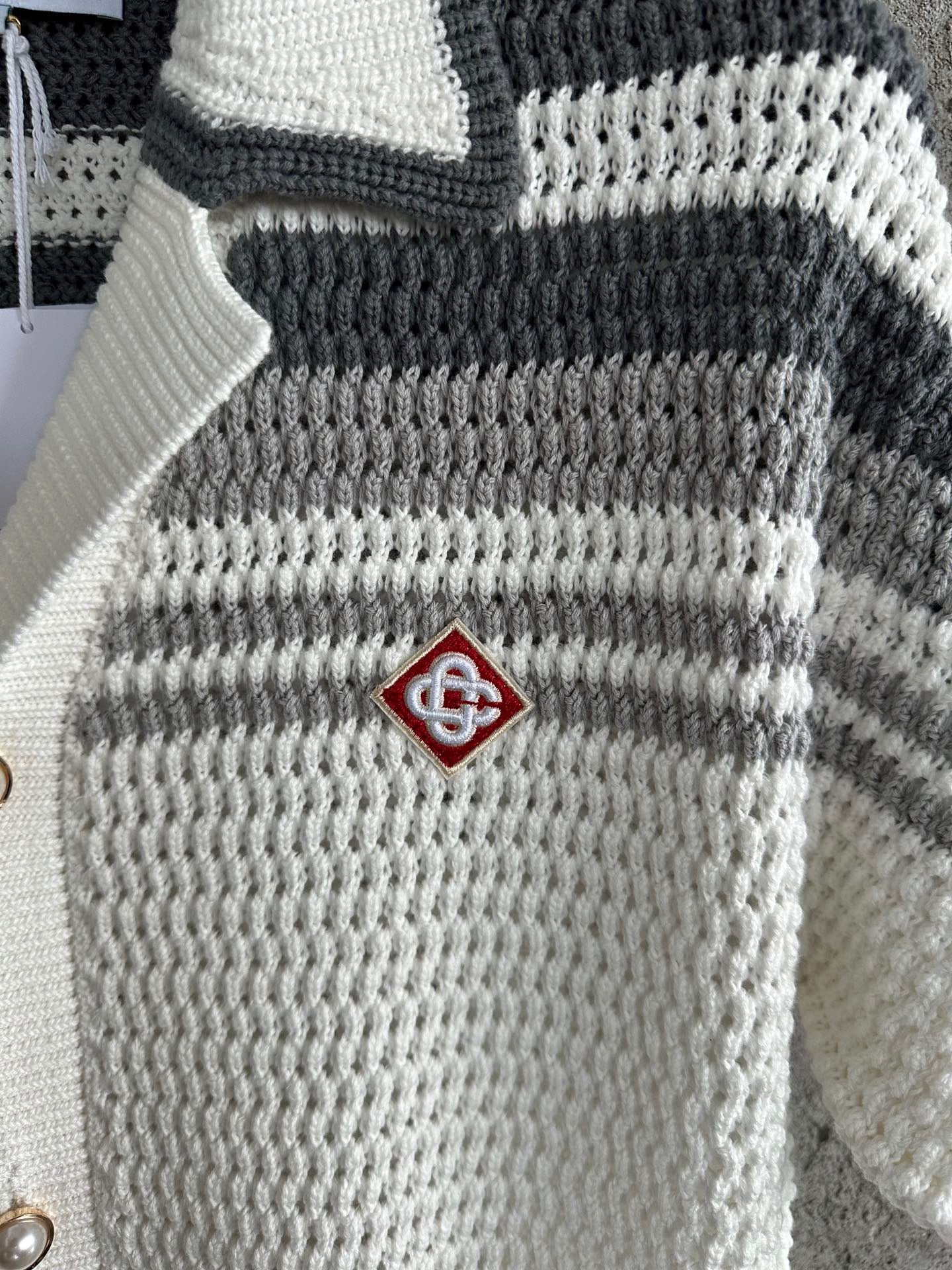 Tennis crochet shirt ensemble