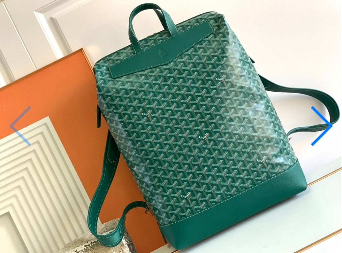 Cisalpin green invoice backpack