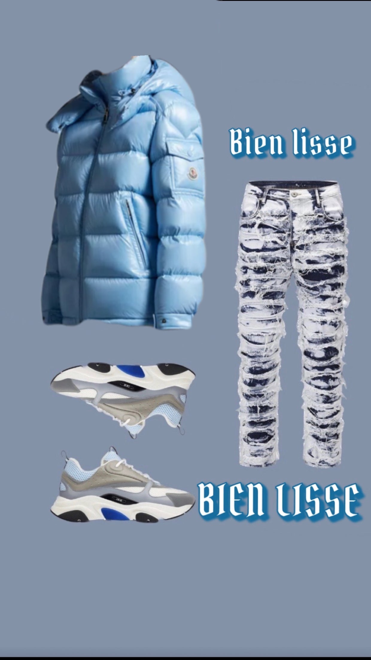 Style 10 hiver blue Sky