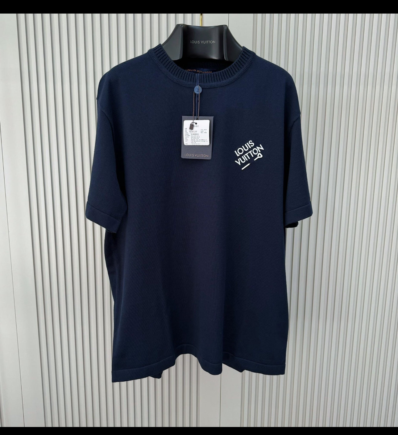 Tee-shirt manches courtes à signature brodée