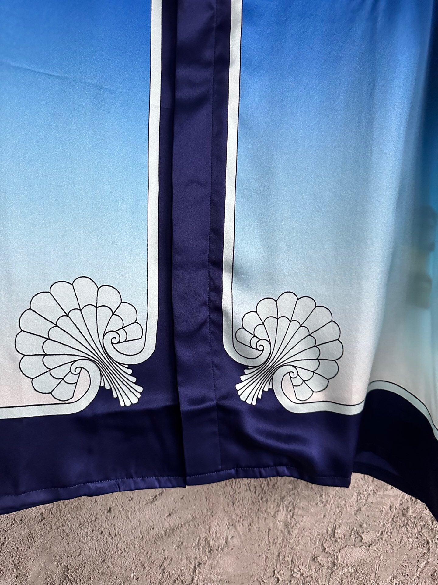 Chemise cubaine à imprimé graphique ensemble