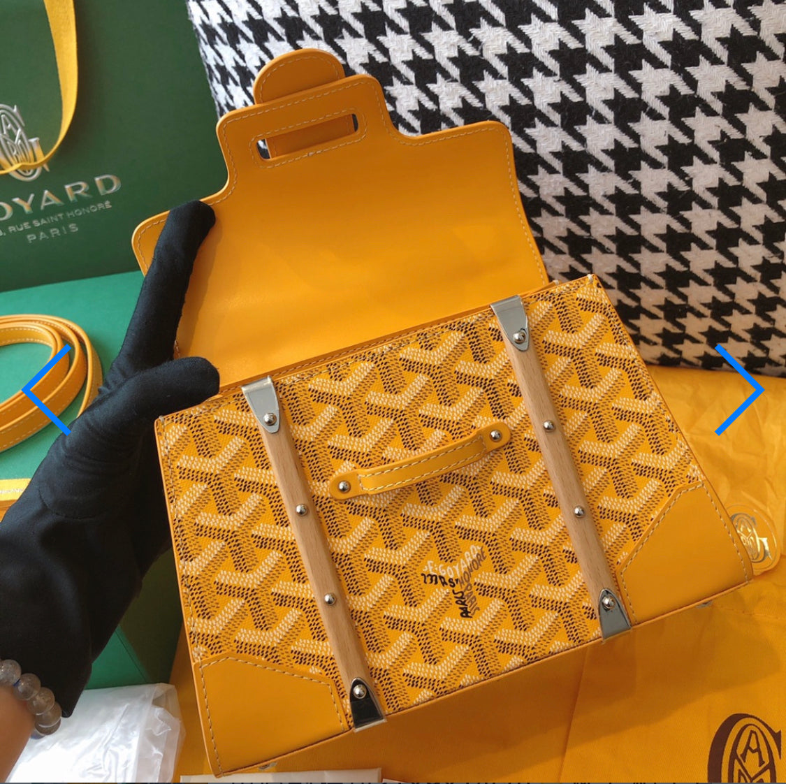 Sac Saigon mini yellow facture