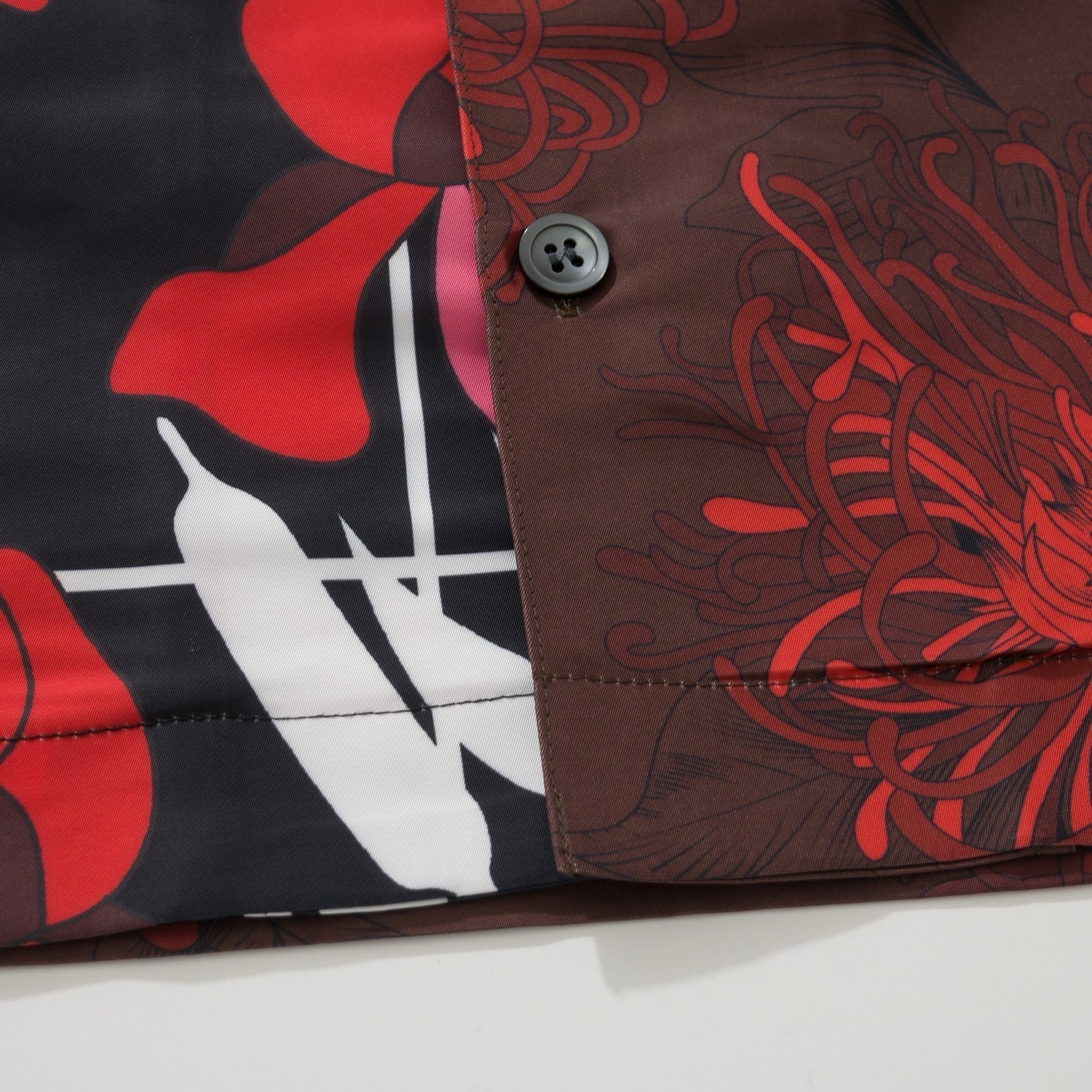 PRD RED FLOWERS shirt