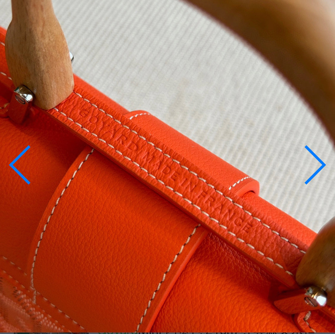 Sac Saigon mini orange facture