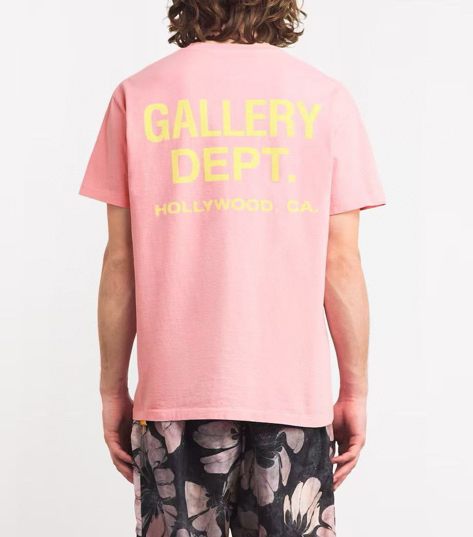 DEPT SOUVENIR TEE BRIGHT PINK