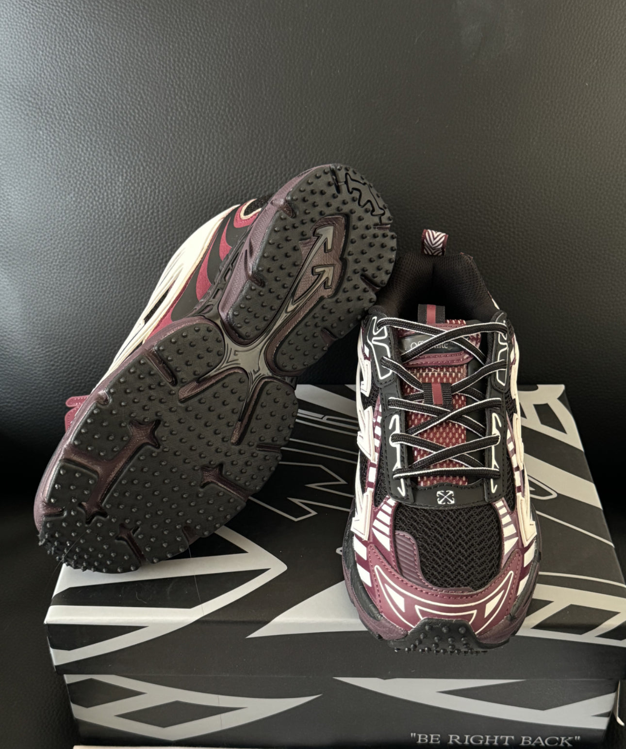 Off Wht Be Right Bordeaux