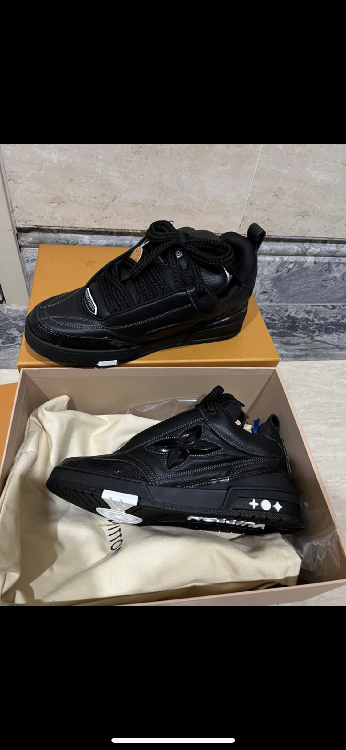 Sneakers Lv Skate black 10/10 facture