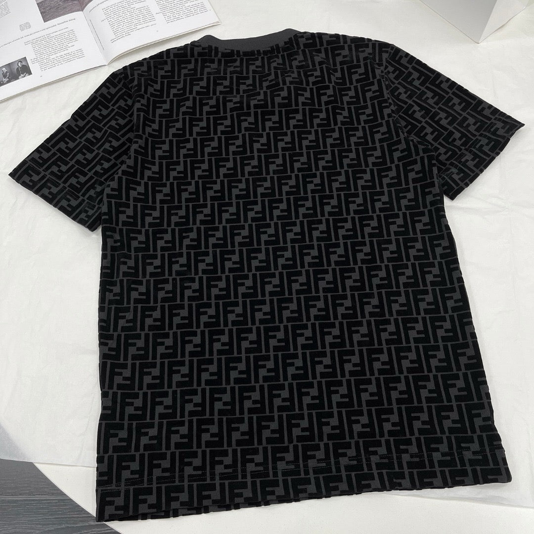 T shirt fnd noir daim