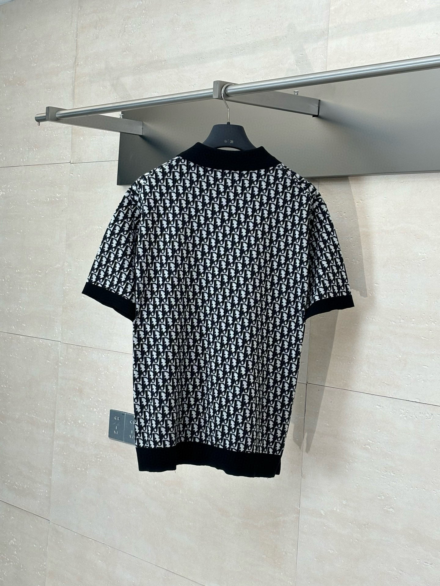 Polo CD oblique coton Jacquard