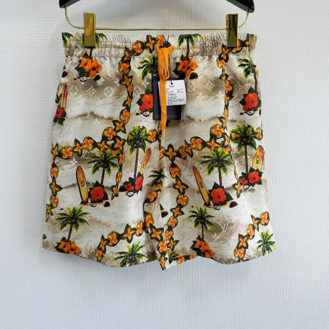 Ensemble Chemise lv manches courtes Monogram en soie