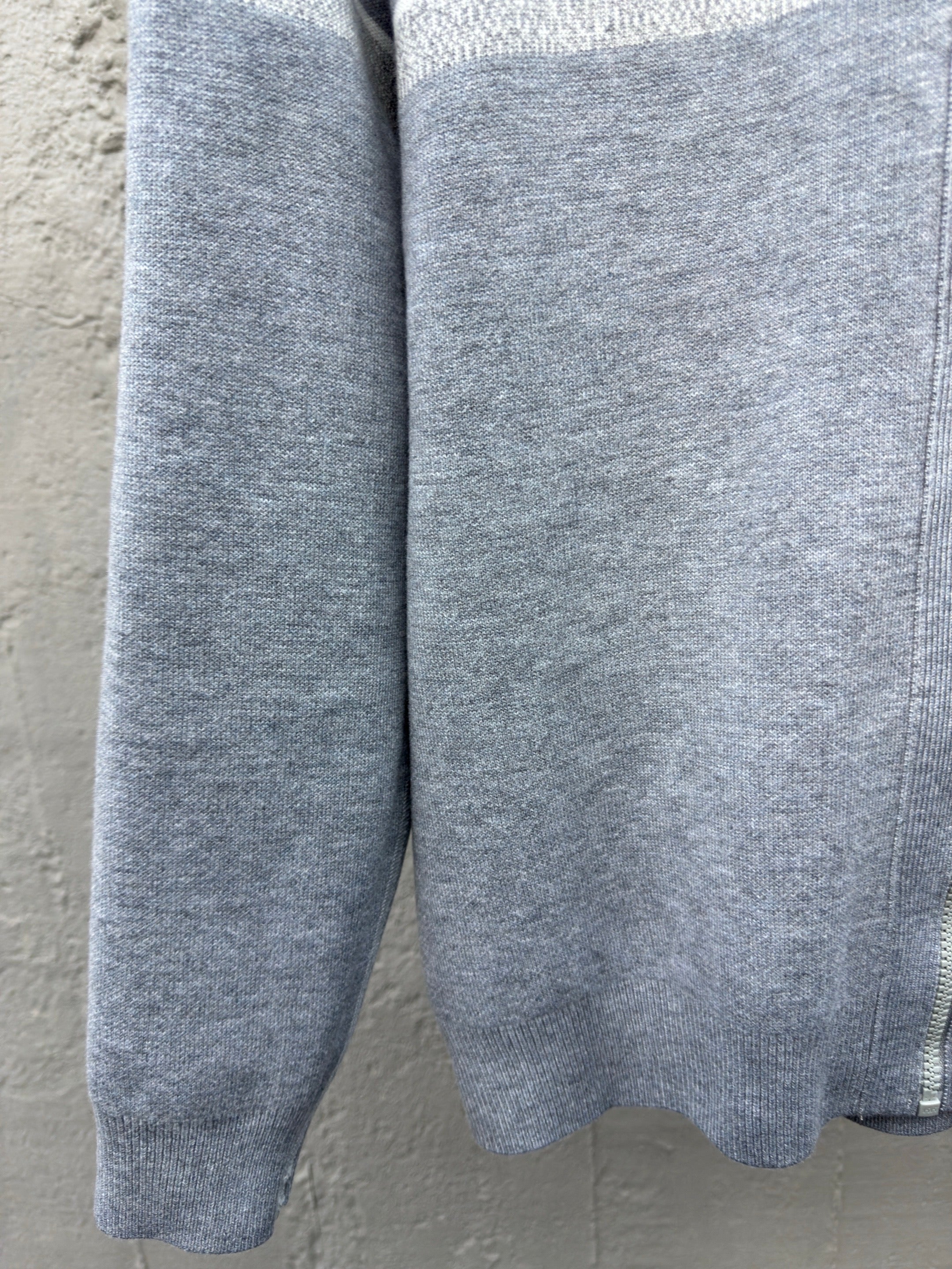 Cardigan réversible zippé à capuche