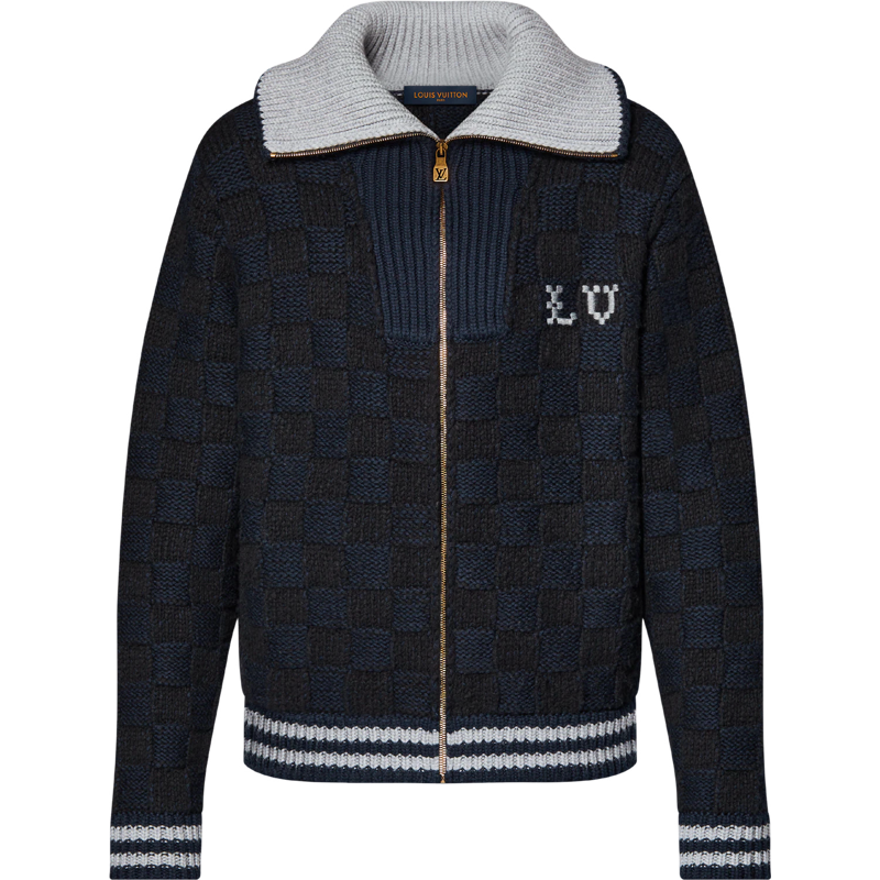 Blouson Damier en maille Lv