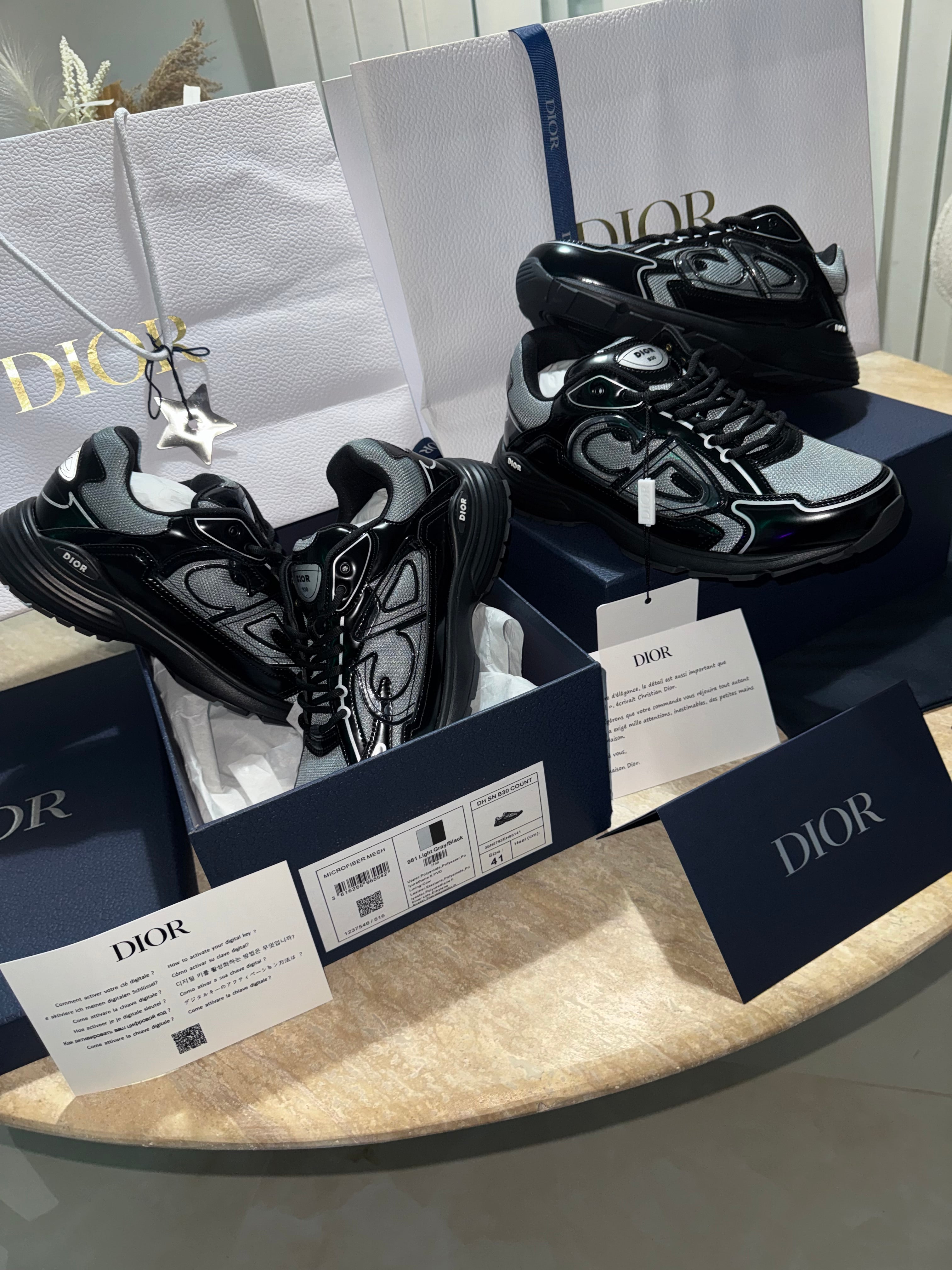 SNEAKERS B30 V3S COUNTDOWN 2025 💡 VERSION BIEN LISSE RÉFLECTIVE RÉACTION OPTIMISÉ FACTURE PACKAGING COMPLET MODÈLE POUSSÉ