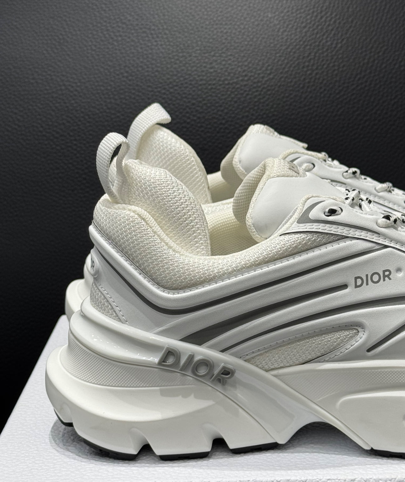 Sneaker B44 Blade Maille technique blanche et tissu technique blanche