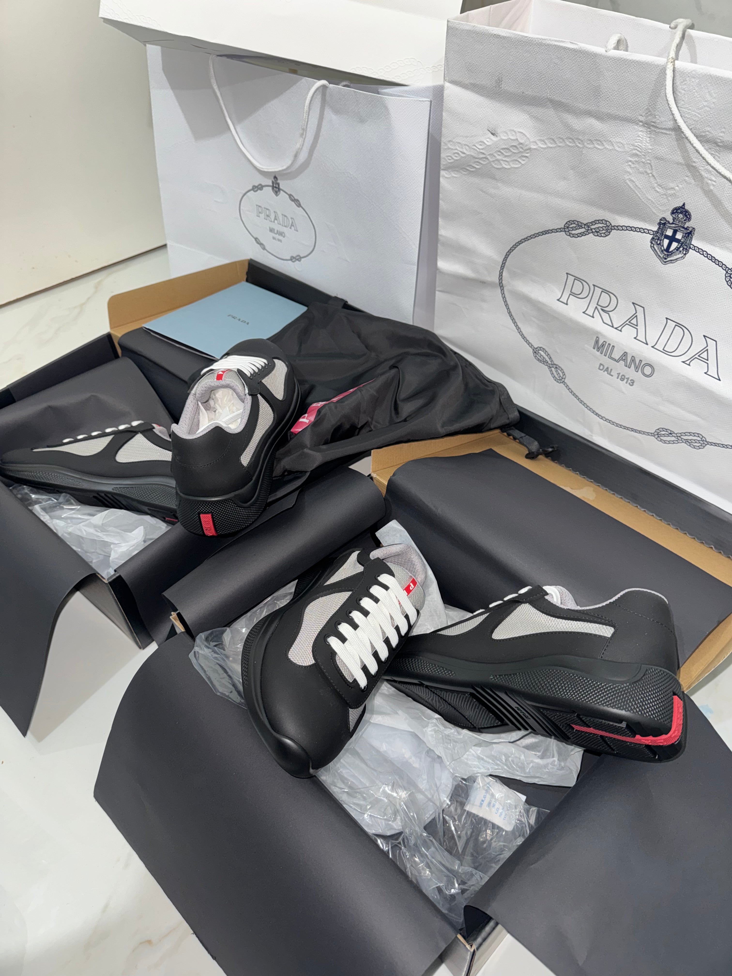 Sneakers Prd America ´ s Cup black Gomme & tissu bike 10/10