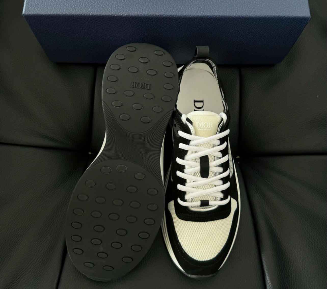 Sneakers B25 noir blanche V3S facture 9.5/10