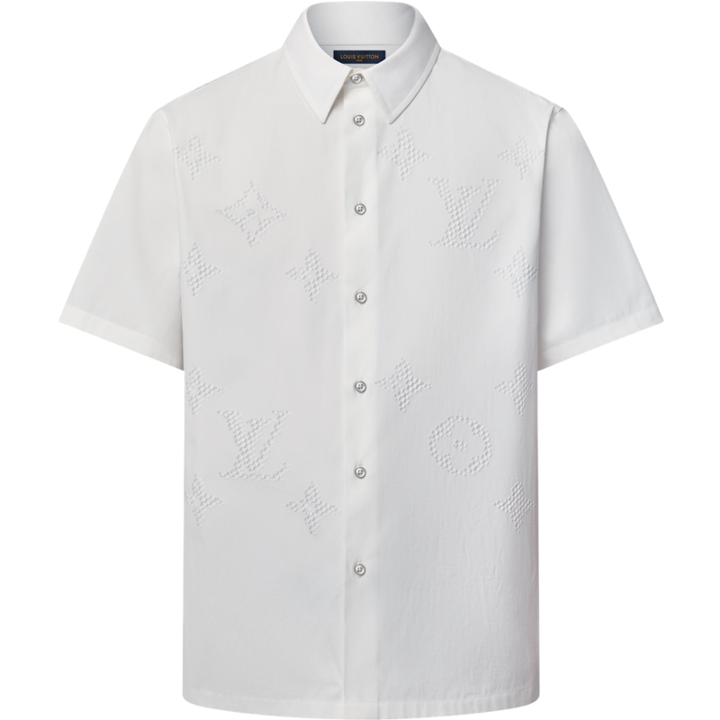Chemise lv imprime Monogram