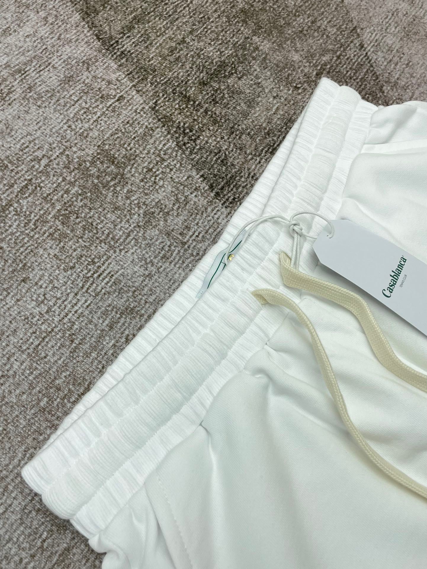 Baumwollfleece-Shorts für den Frieden Weiß