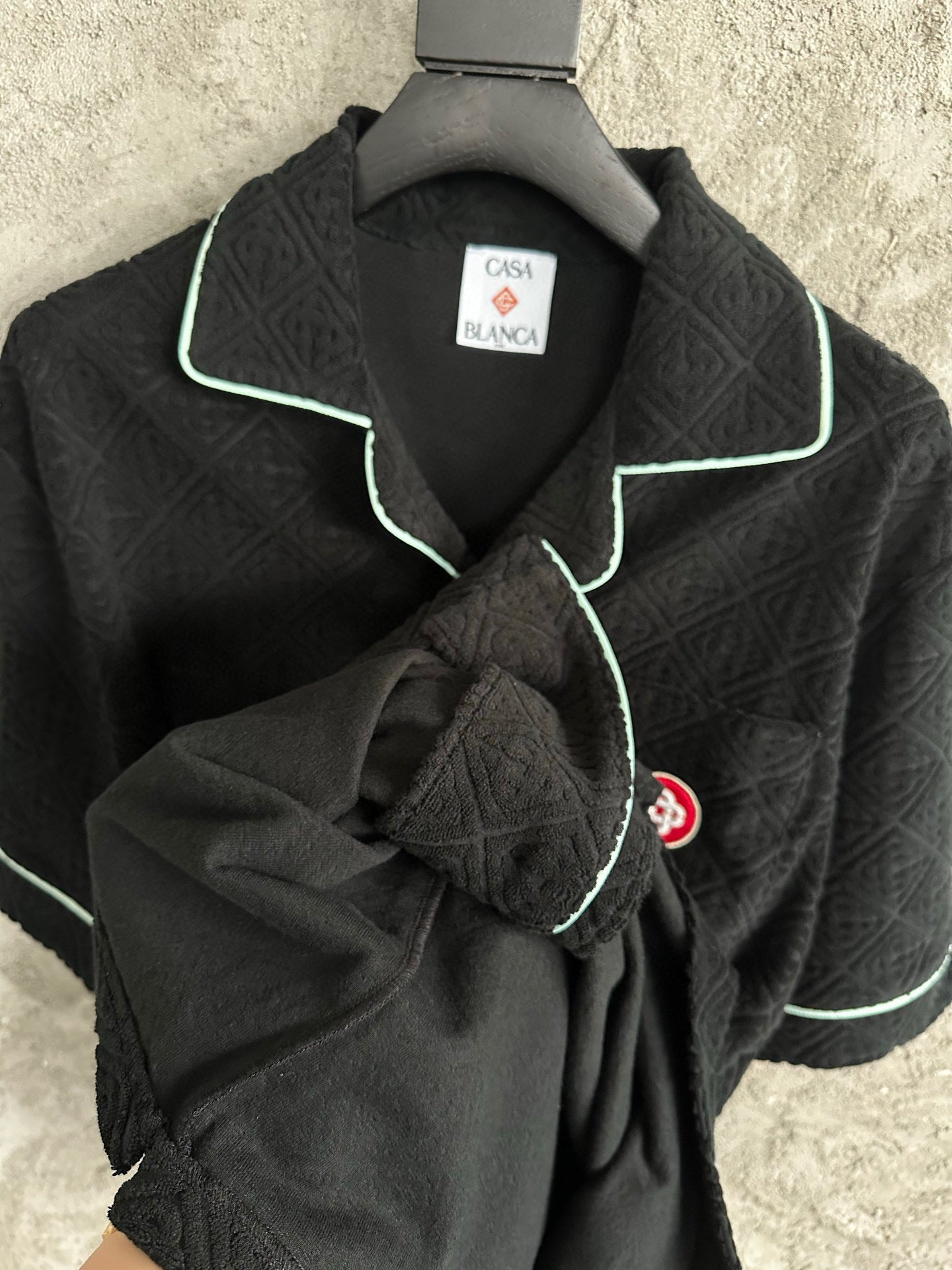 Chemise Casa - MONOGRAM JACQUARD TOWELLING SHORT SLEEVE SHIRT