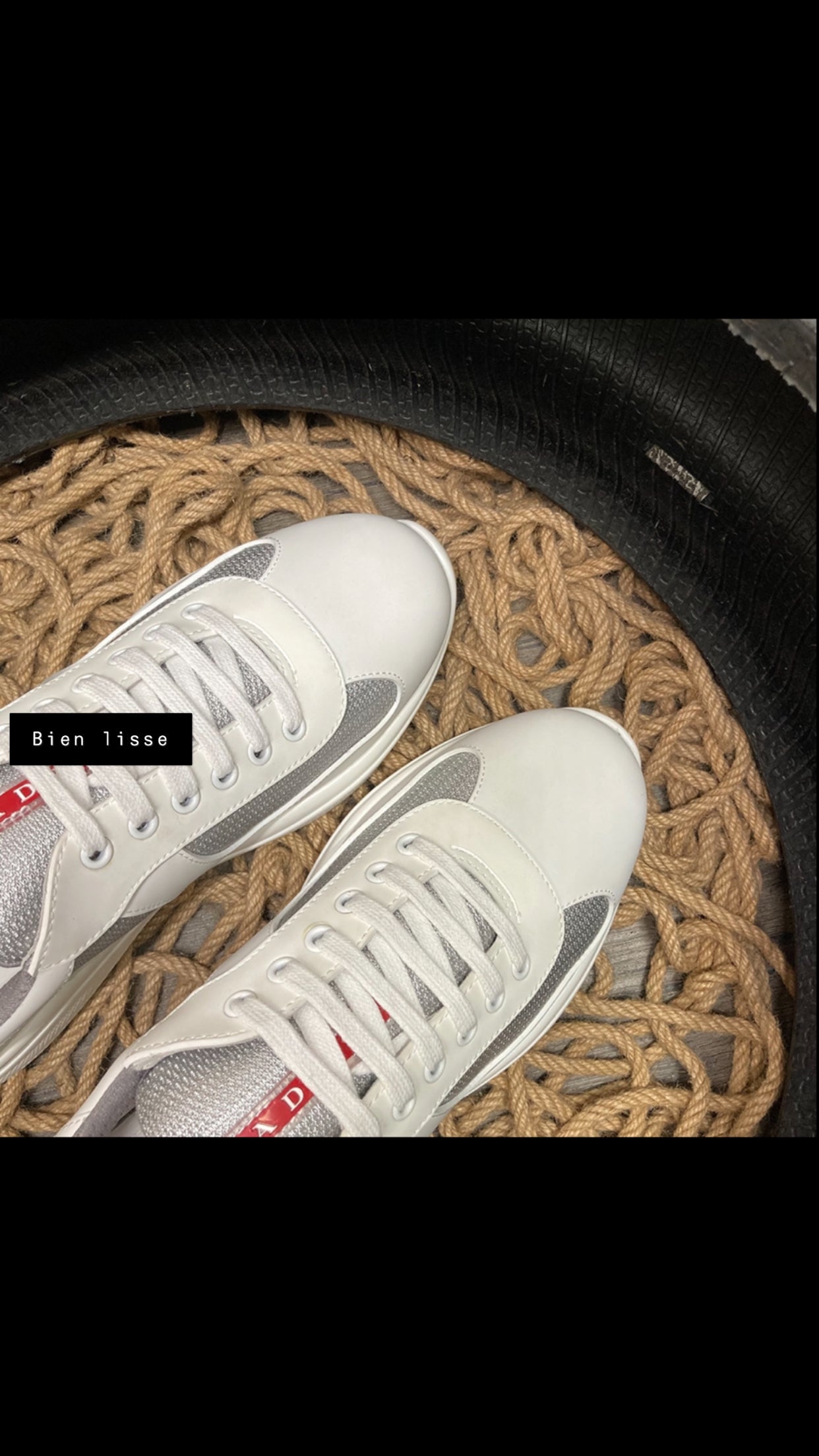 Sneakers Prd America ´ s Cup Gomme & tissu bike white