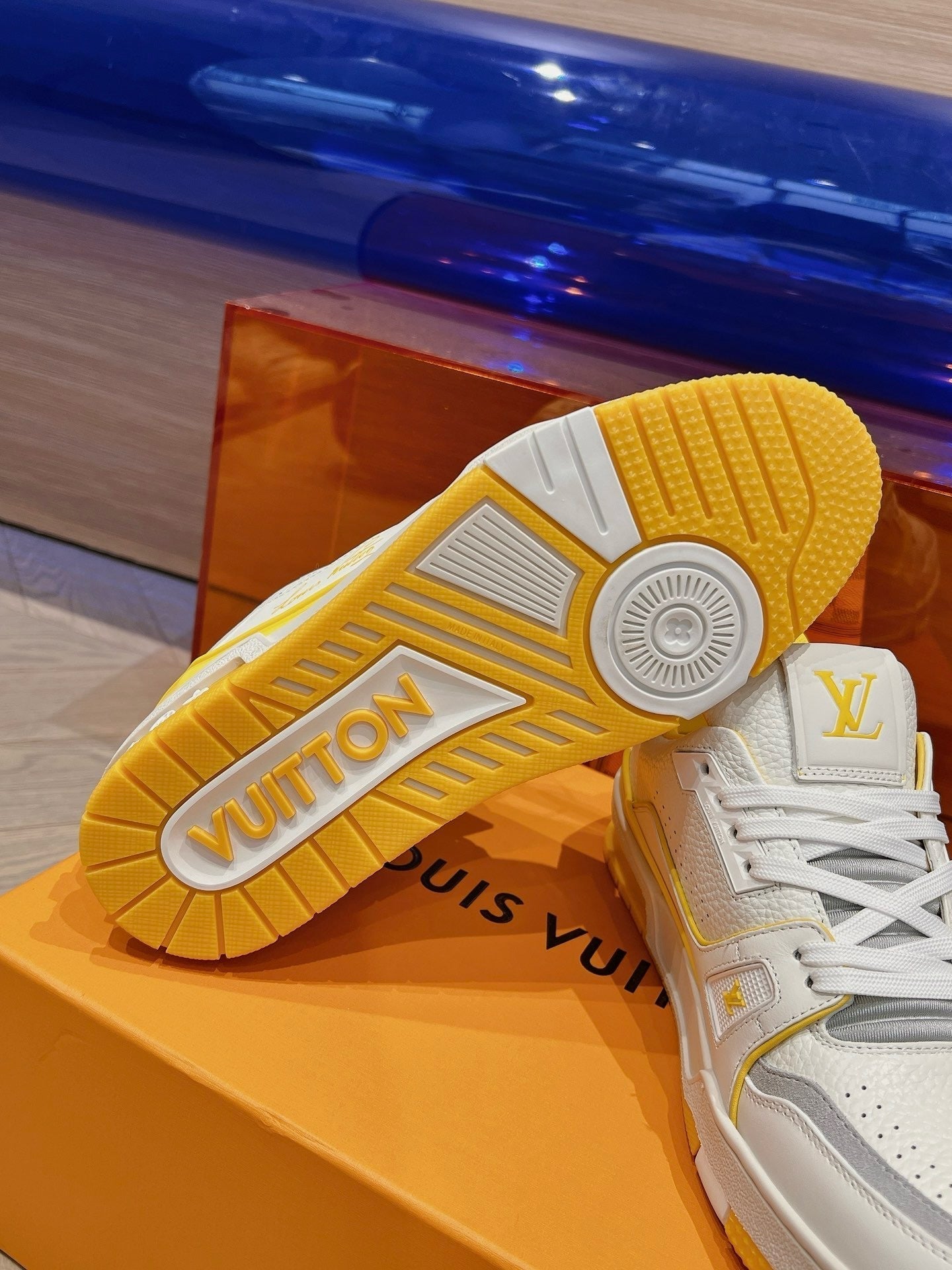 Lv trainers blanche/orange facture