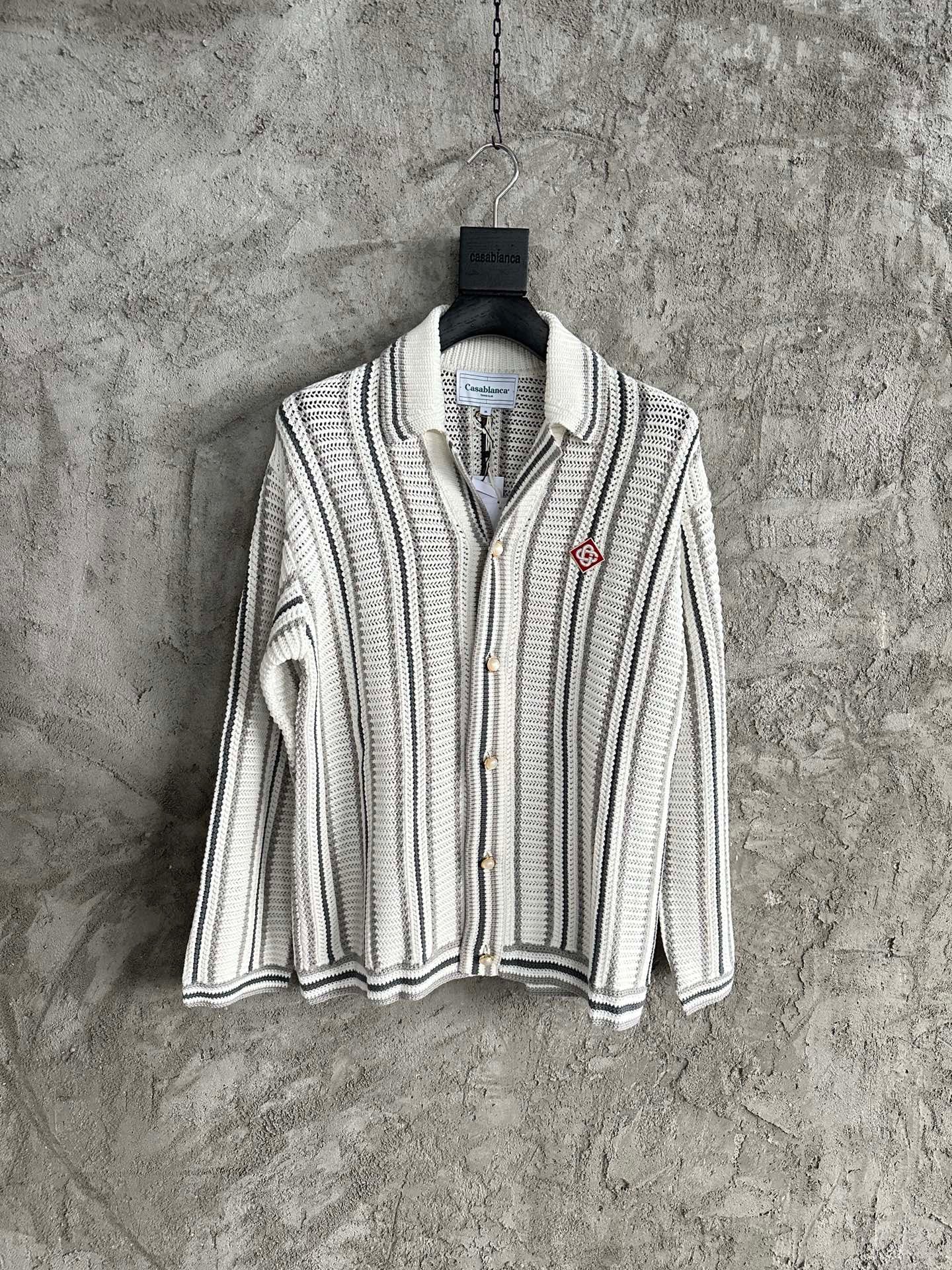 Chemise Casablanca cardigan en crochet