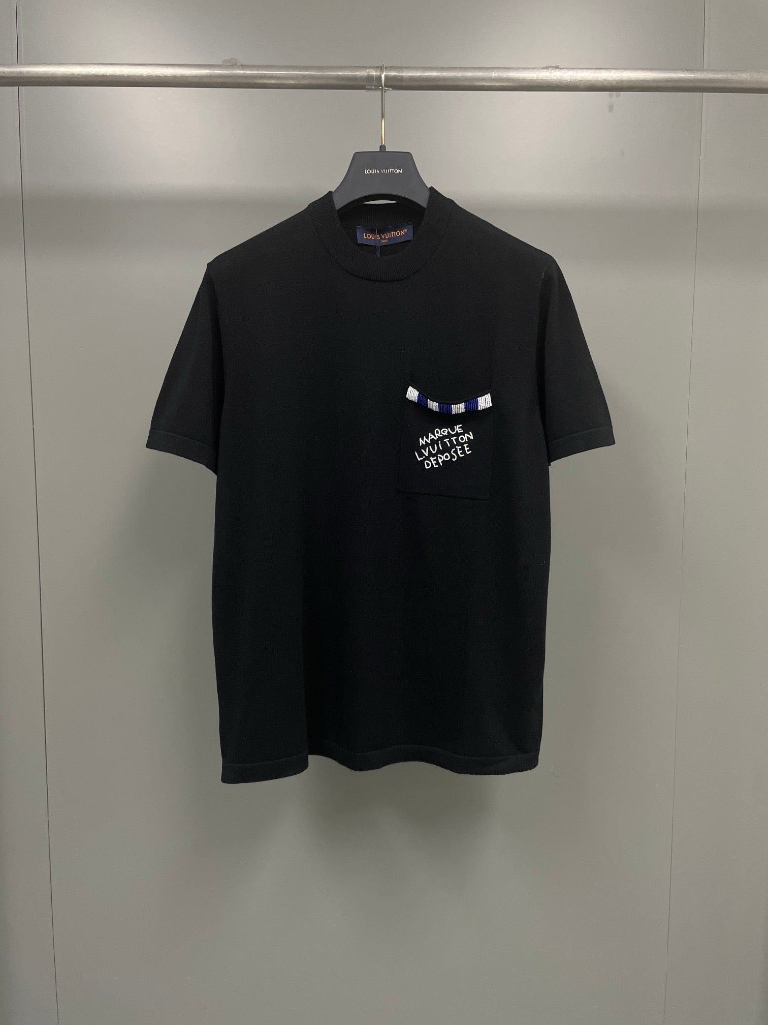 Lv 2024 schwarzes T-Shirt