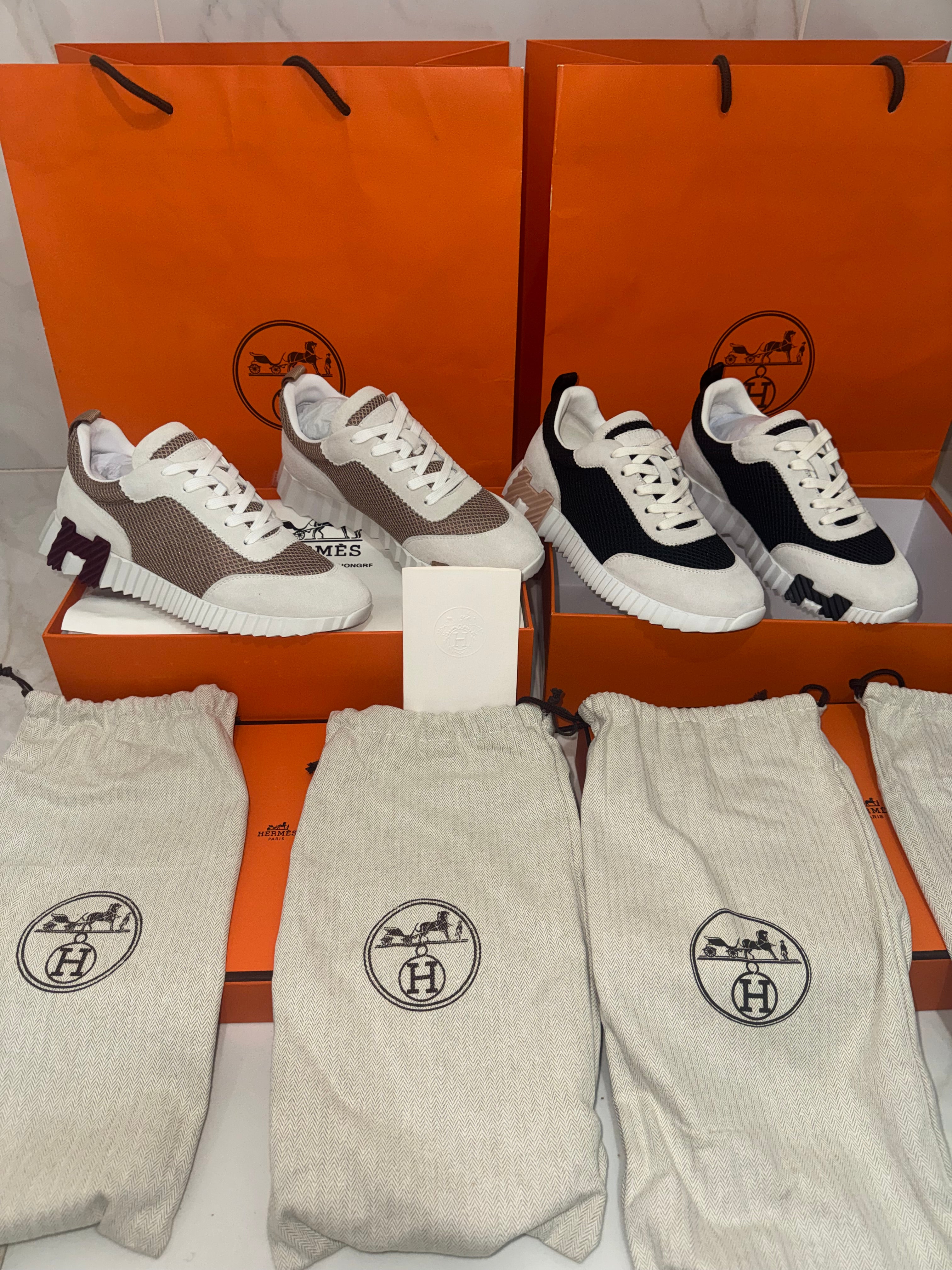 Sneakers Hrms Bouncing packaging complet facture 📦🚚⚡️ FEMME