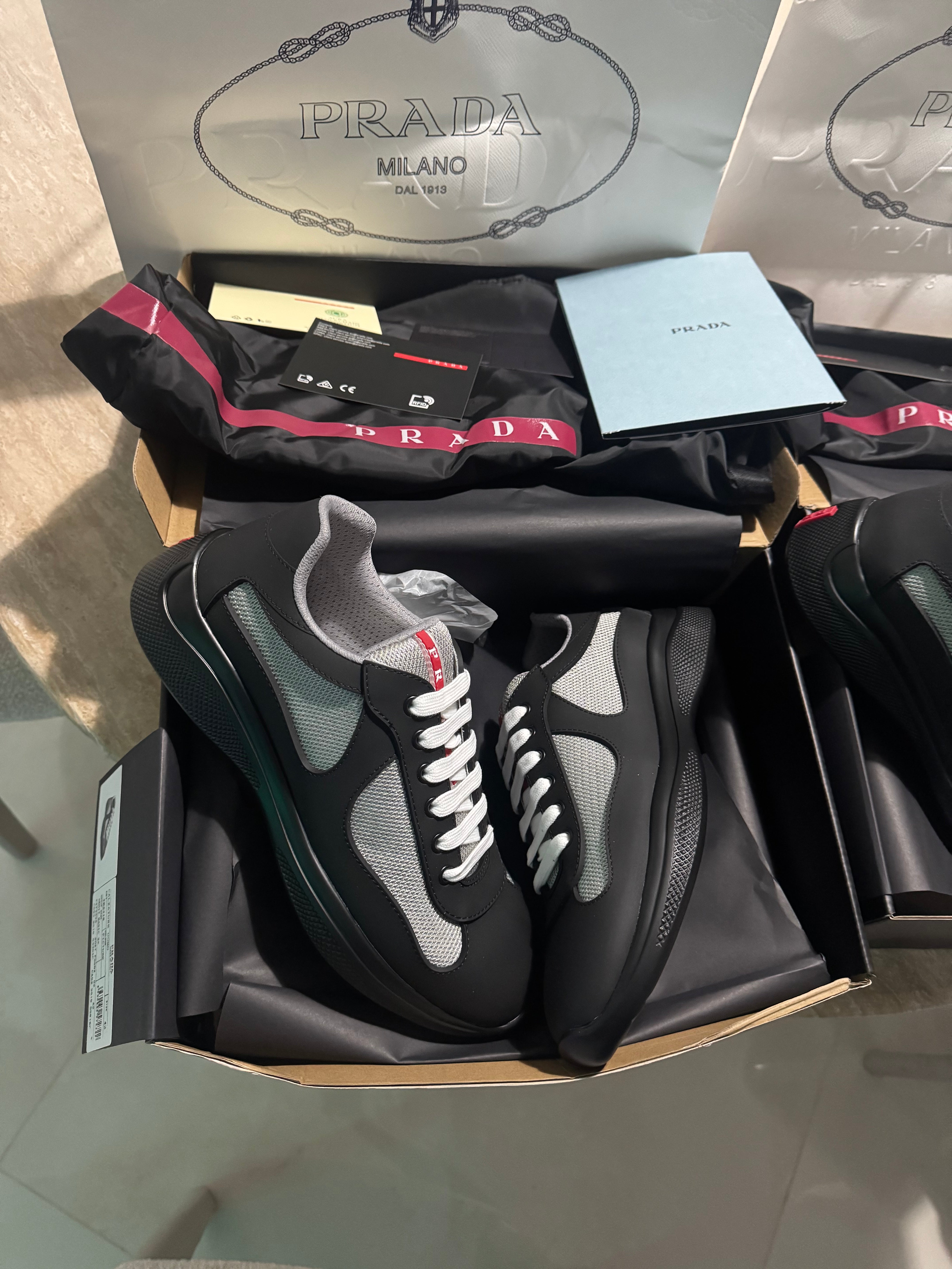 Sneakers Prd America ´ s Cup black Gomme & tissu bike 10/10