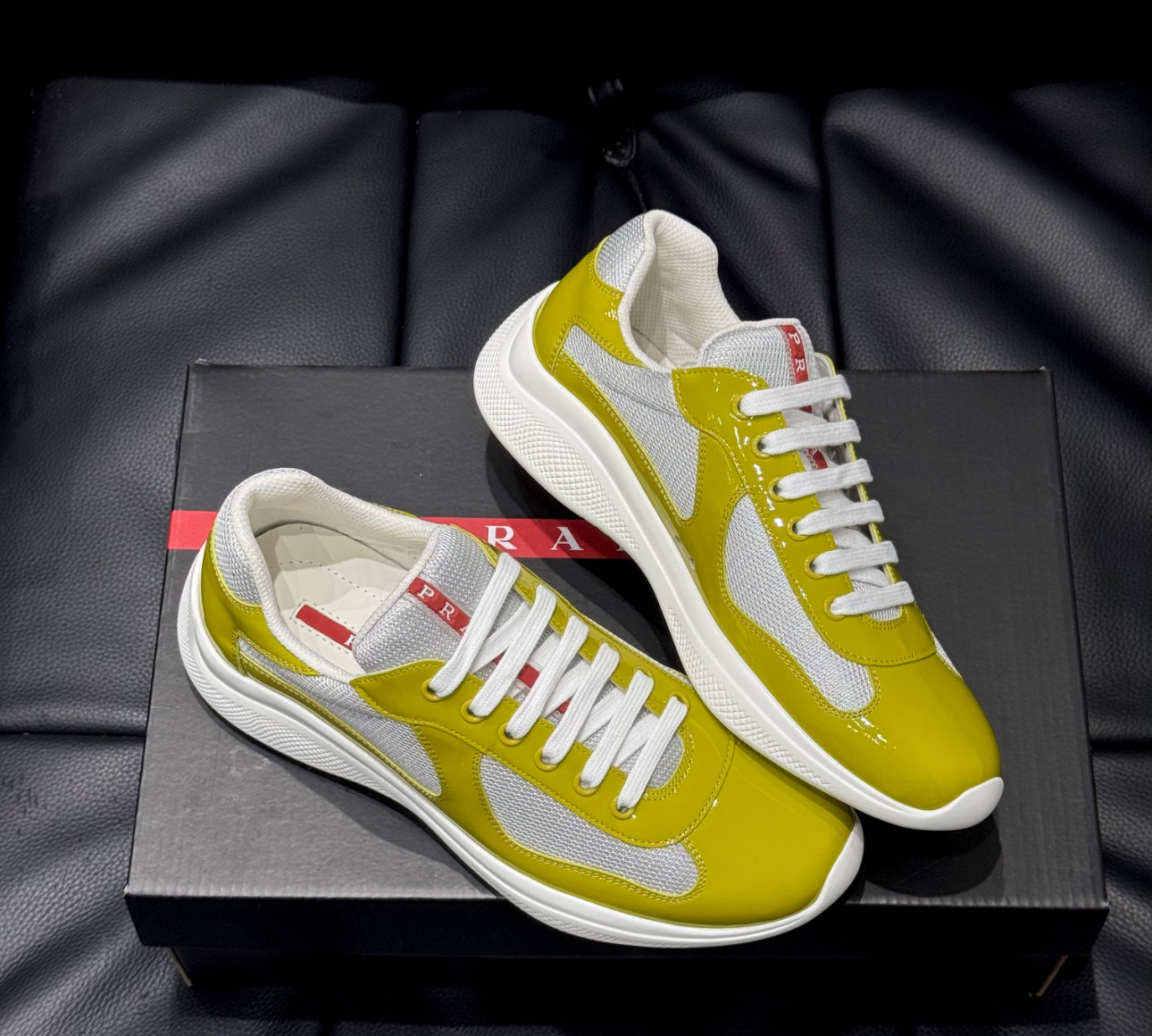 Sneakers Prd America ´ s Cup Spécial Green tissu bike lisse 10/10 V3S