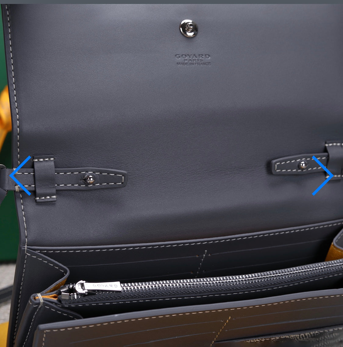 Portefeuille Pochette grey varenne facture.