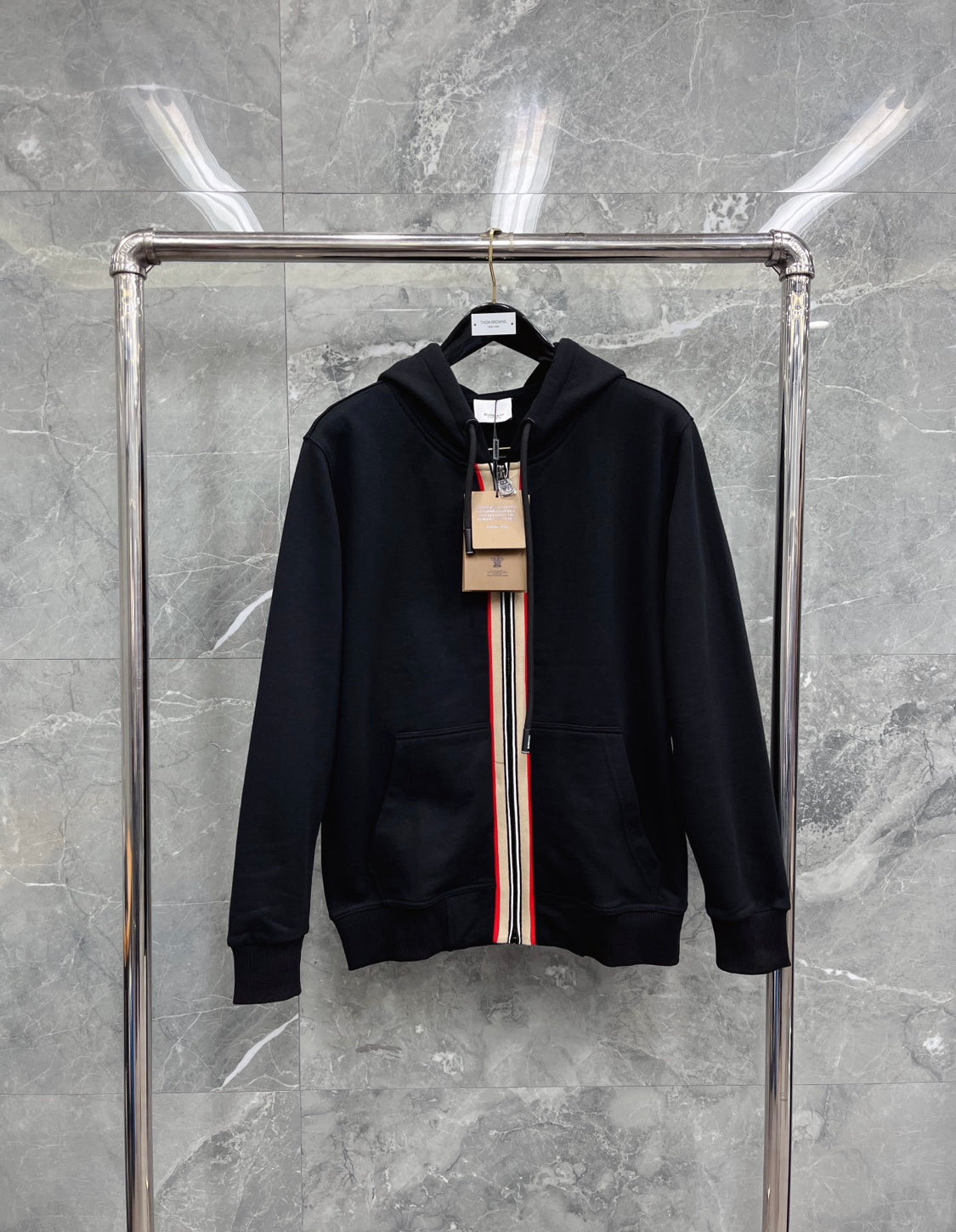 Burbe Trainingsanzug schwarz orange