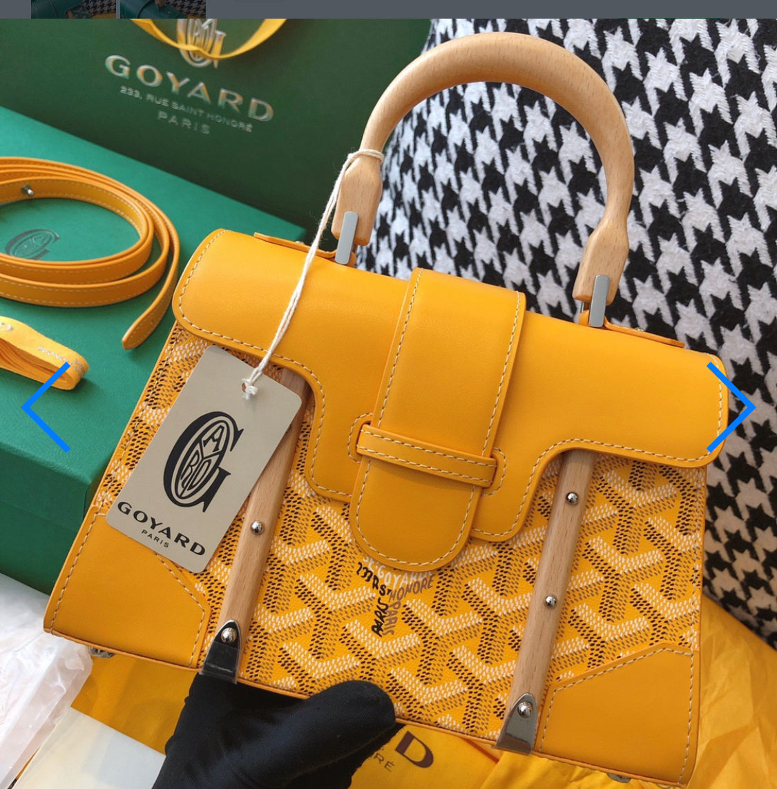 Sac Saigon mini yellow facture