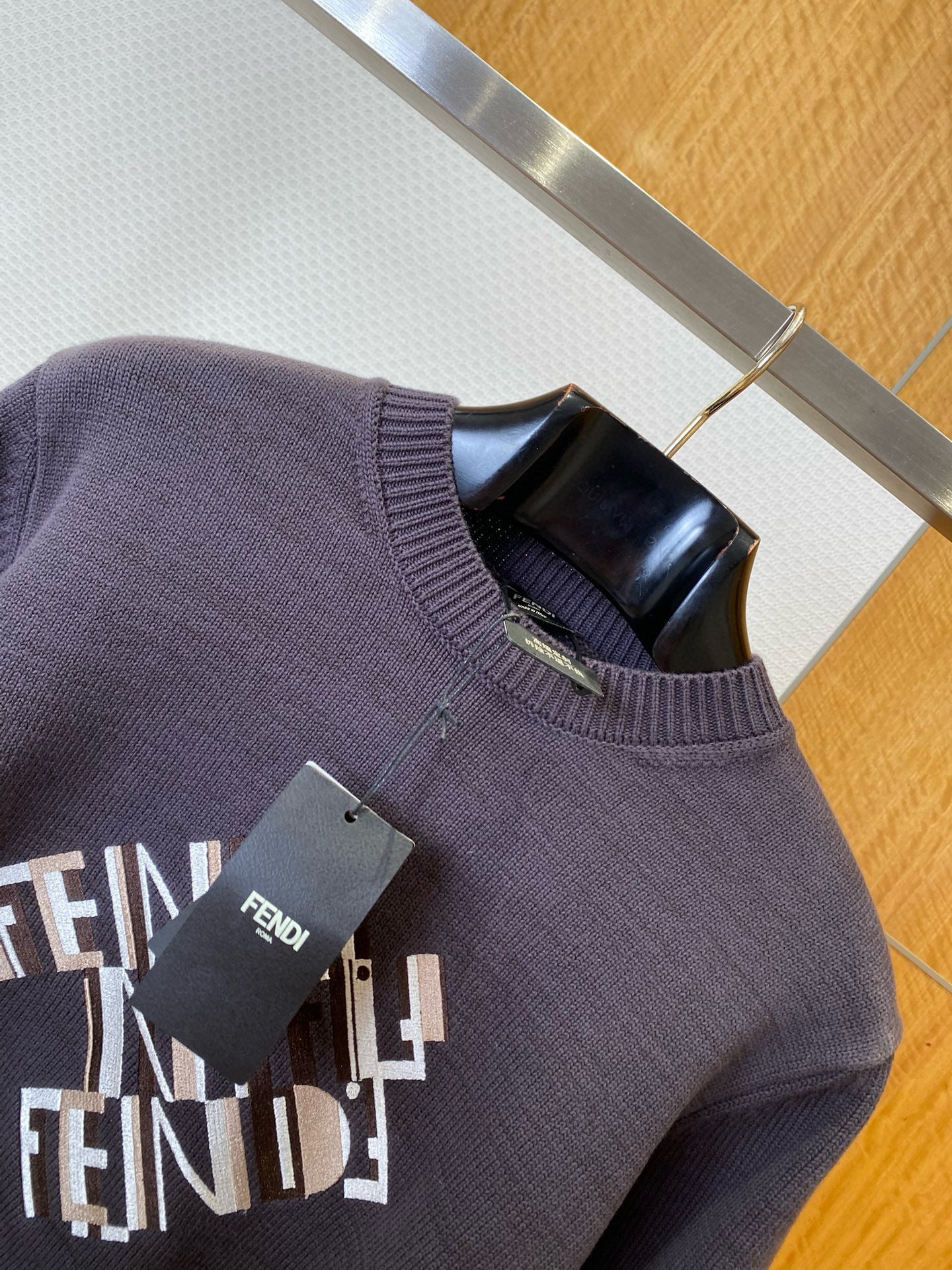 Pull en laine gris FF 10/10