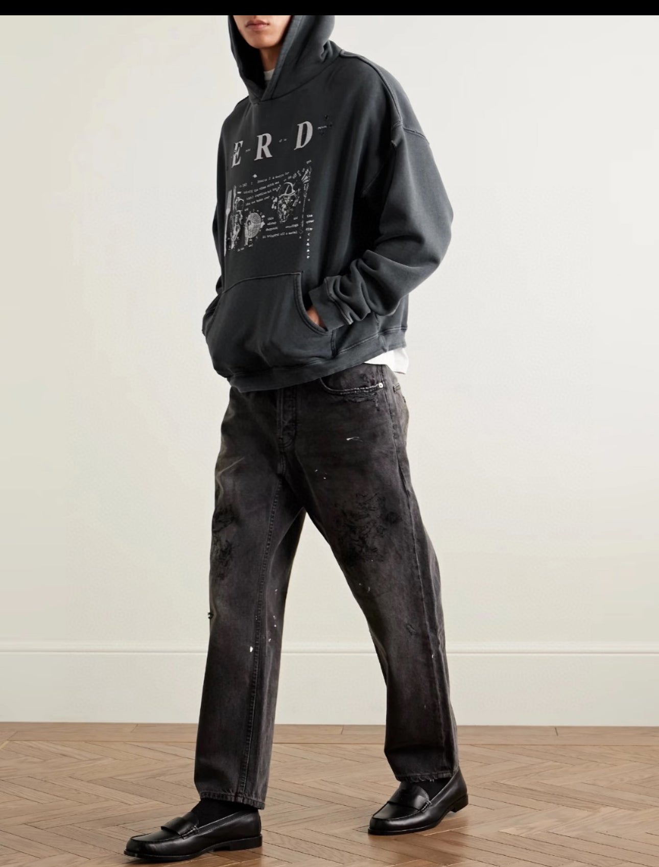 Enfants Rich Dép graphic-print hoodie