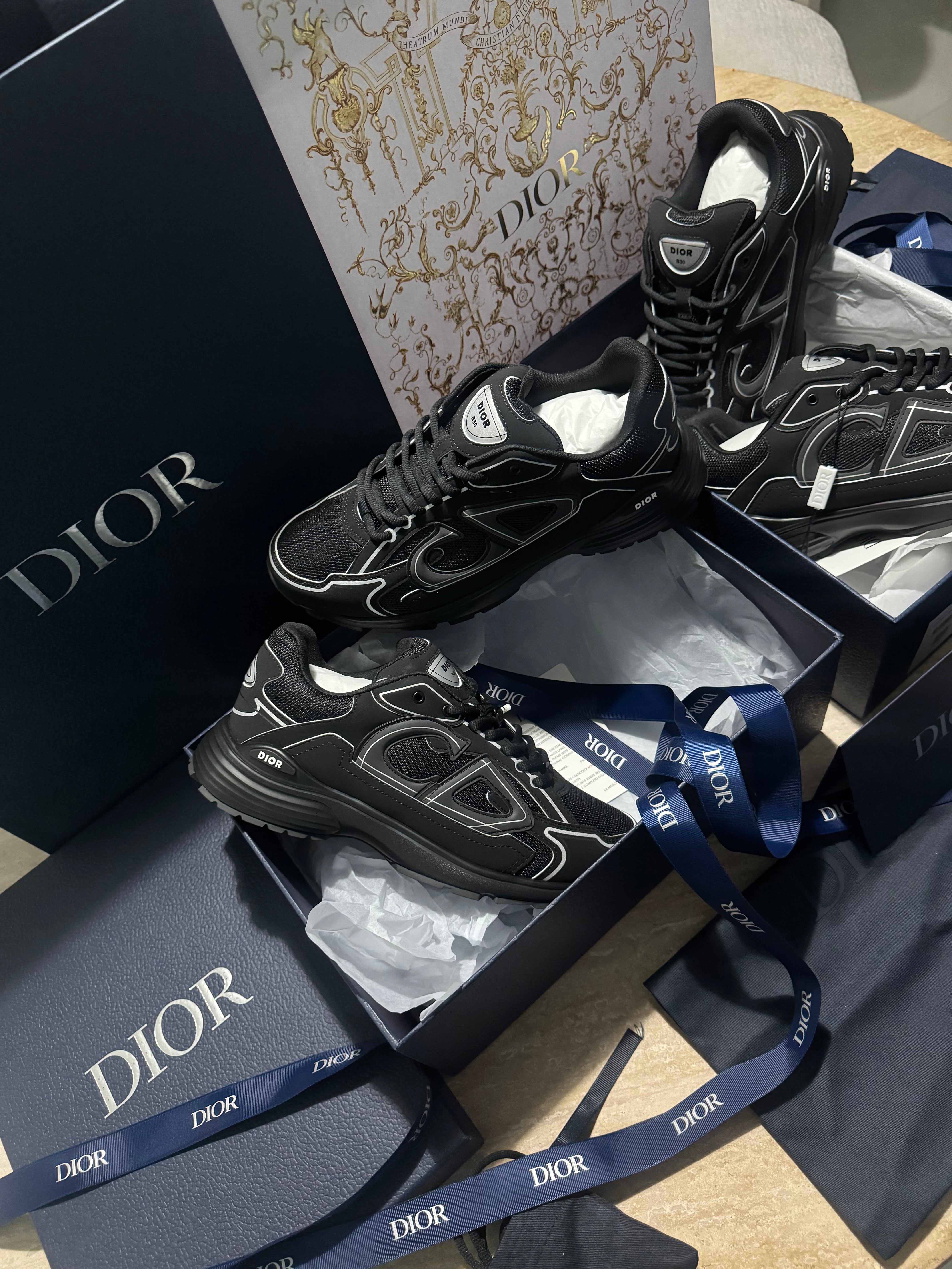 SNEAKERS B30 V3S 2025 💡 VERSION BIEN LISSE BLACK RÉFLECTIVE RÉACTION OPTIMISÉ FACTURE PACKAGING COMPLET MODÈLE POUSSÉ