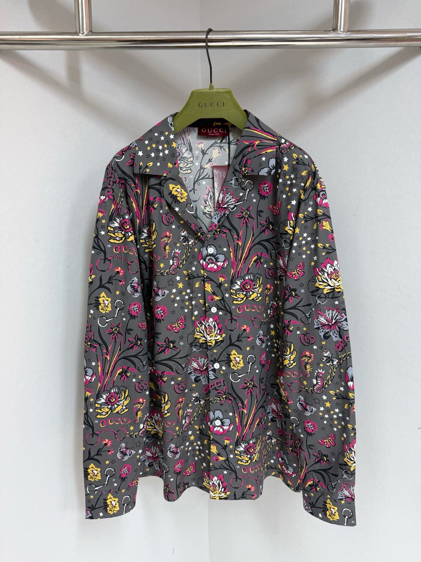 GG floral punk print floral shirt