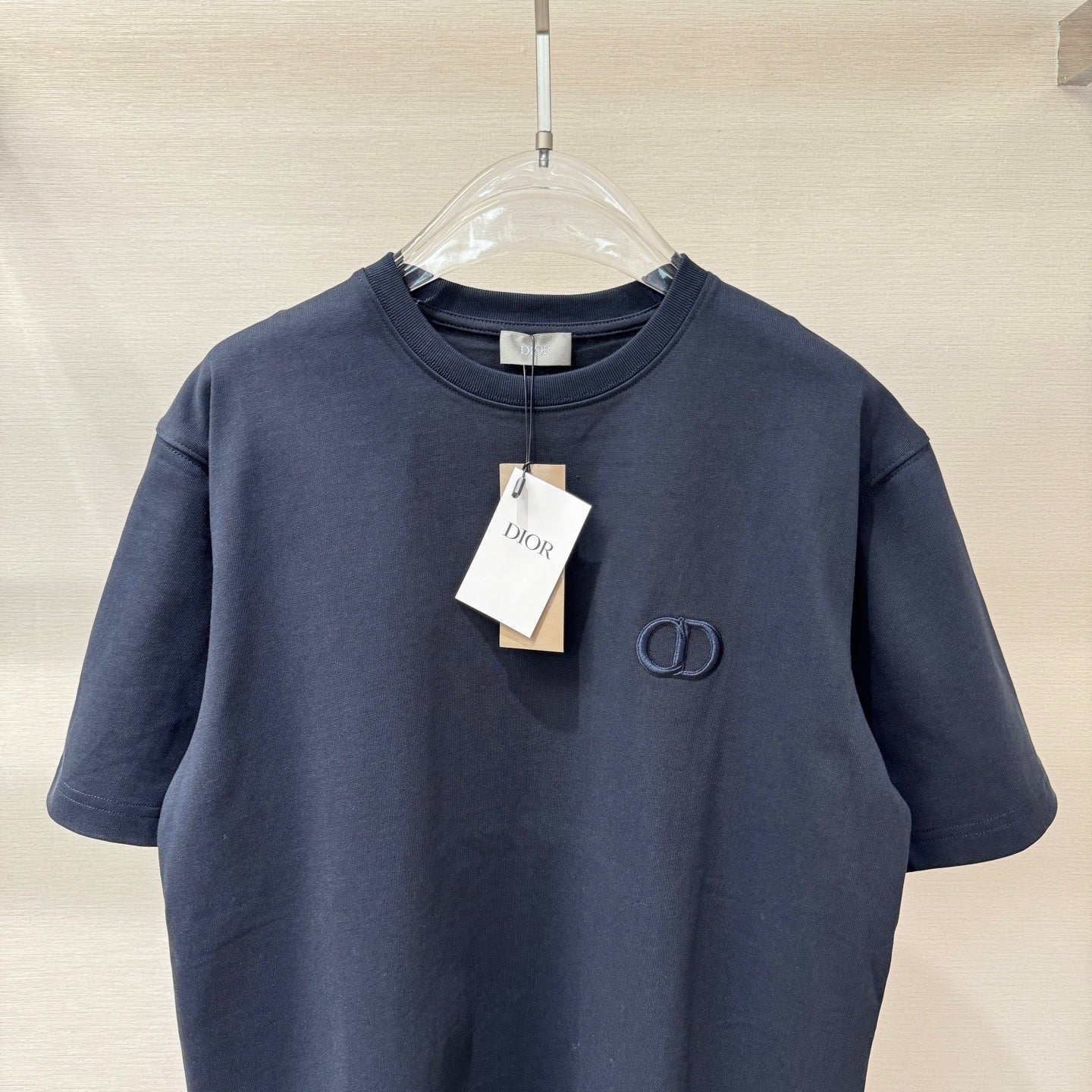 T-shirt CD Icon, coupe relax Jersey de coton noir