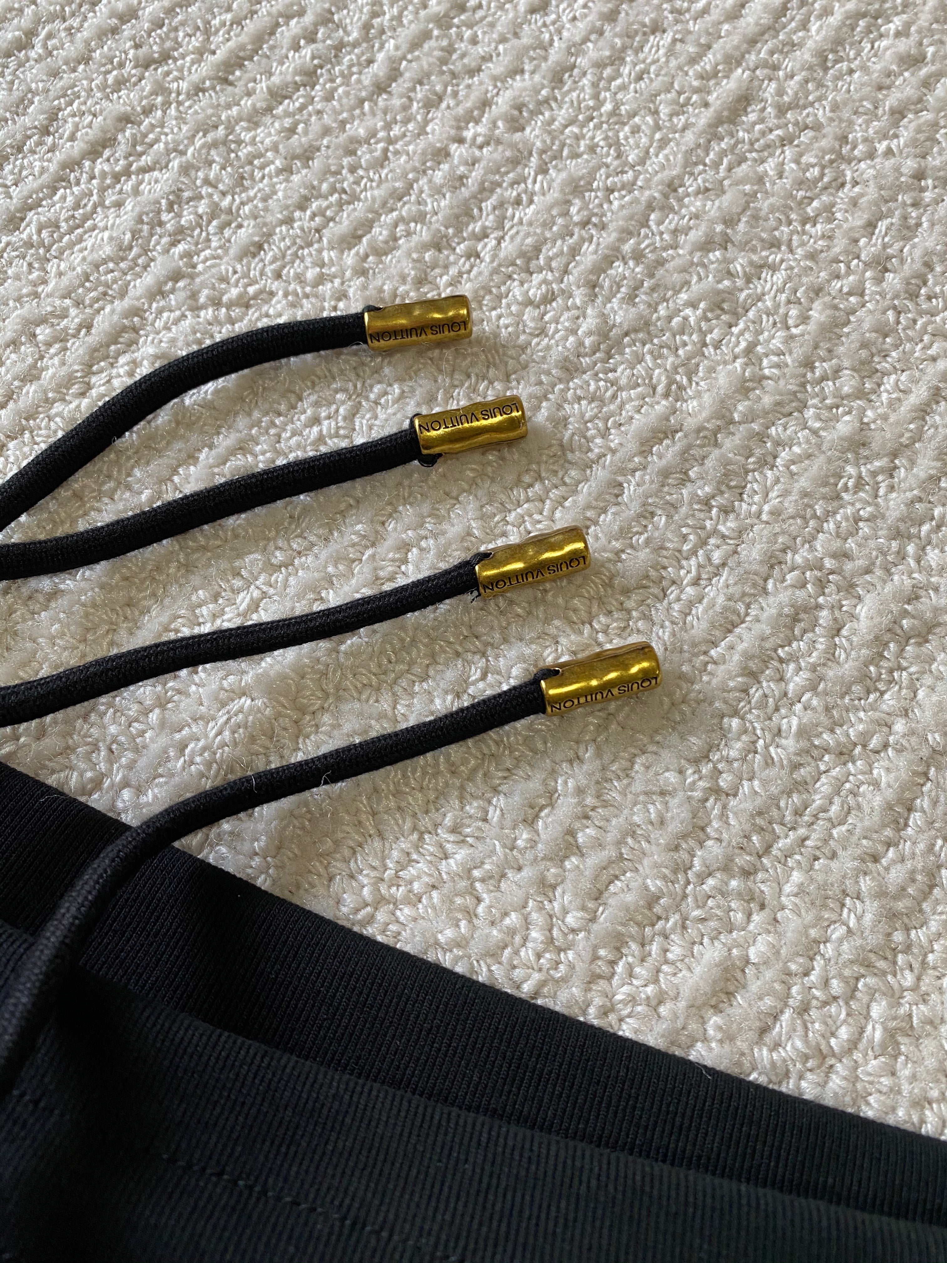 LV embroidered jersey shorts