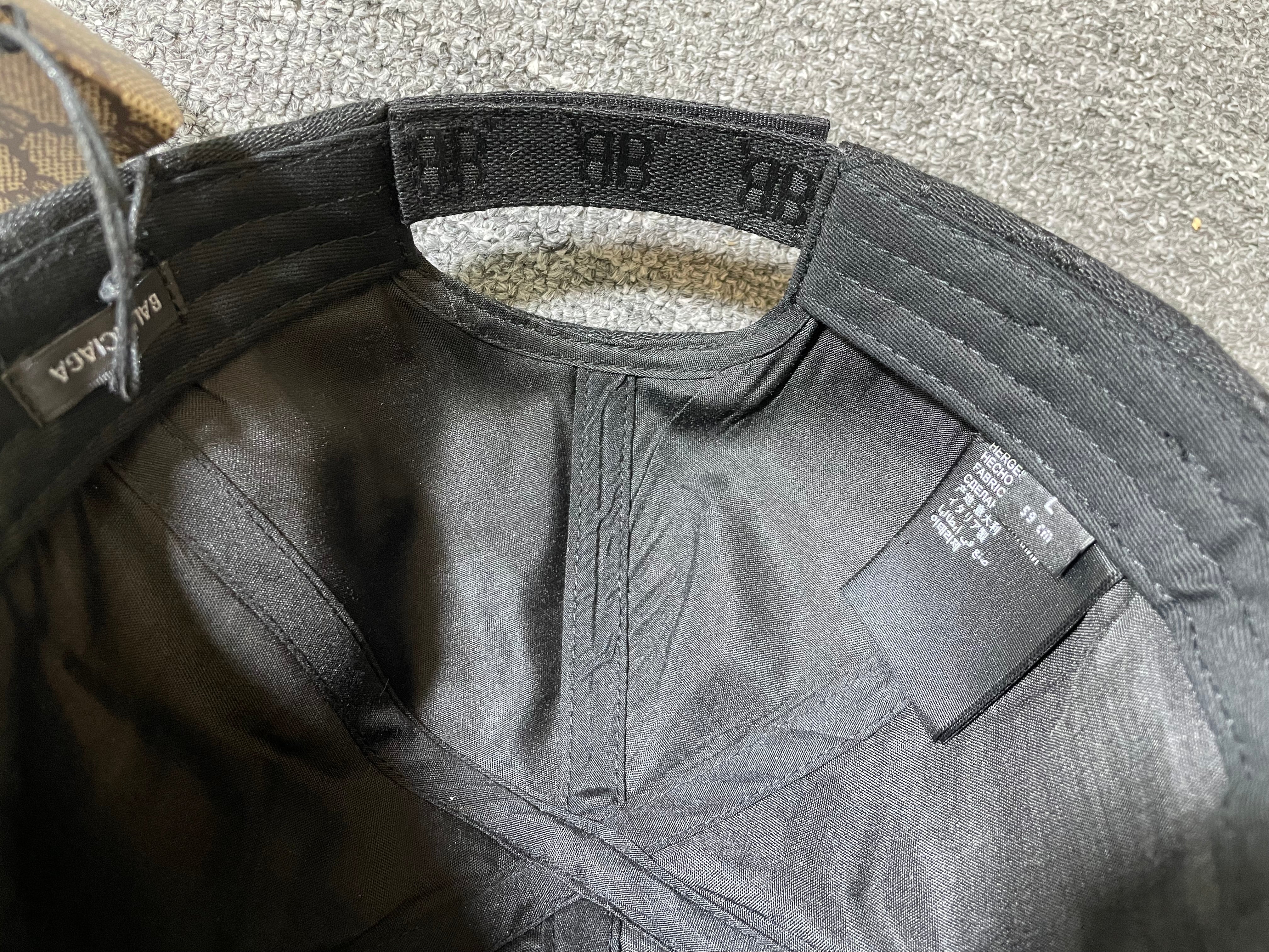 Blncg x Gg black cap with ticket