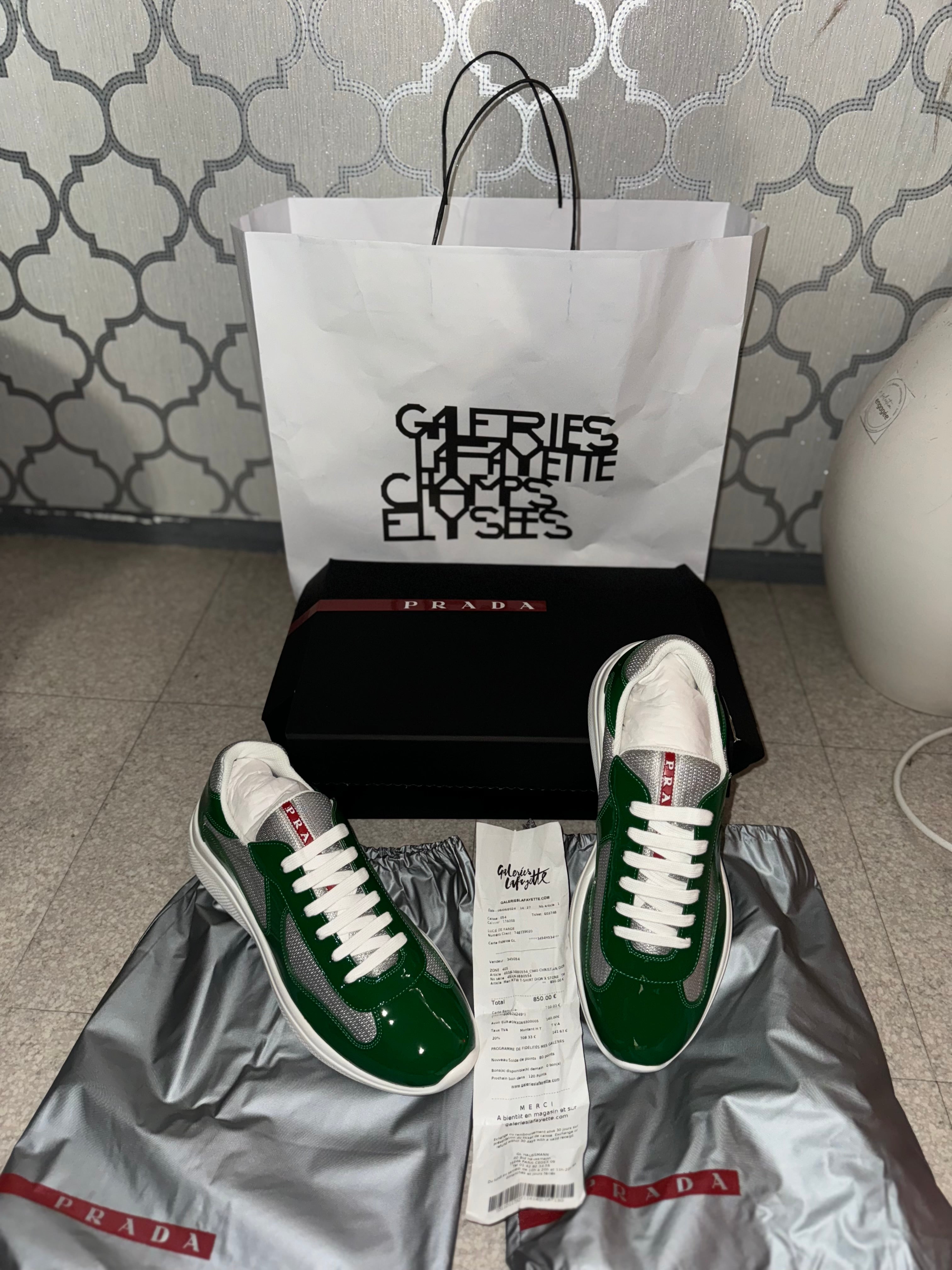 Sneakers Prd America ´ s Cup Gomme & tissu bike green 9/10