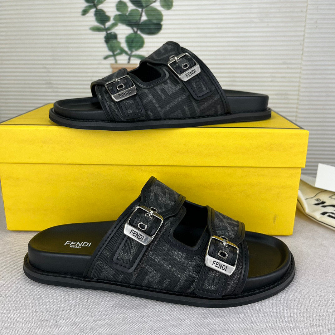 FND Feel Sandales en tissu FF black