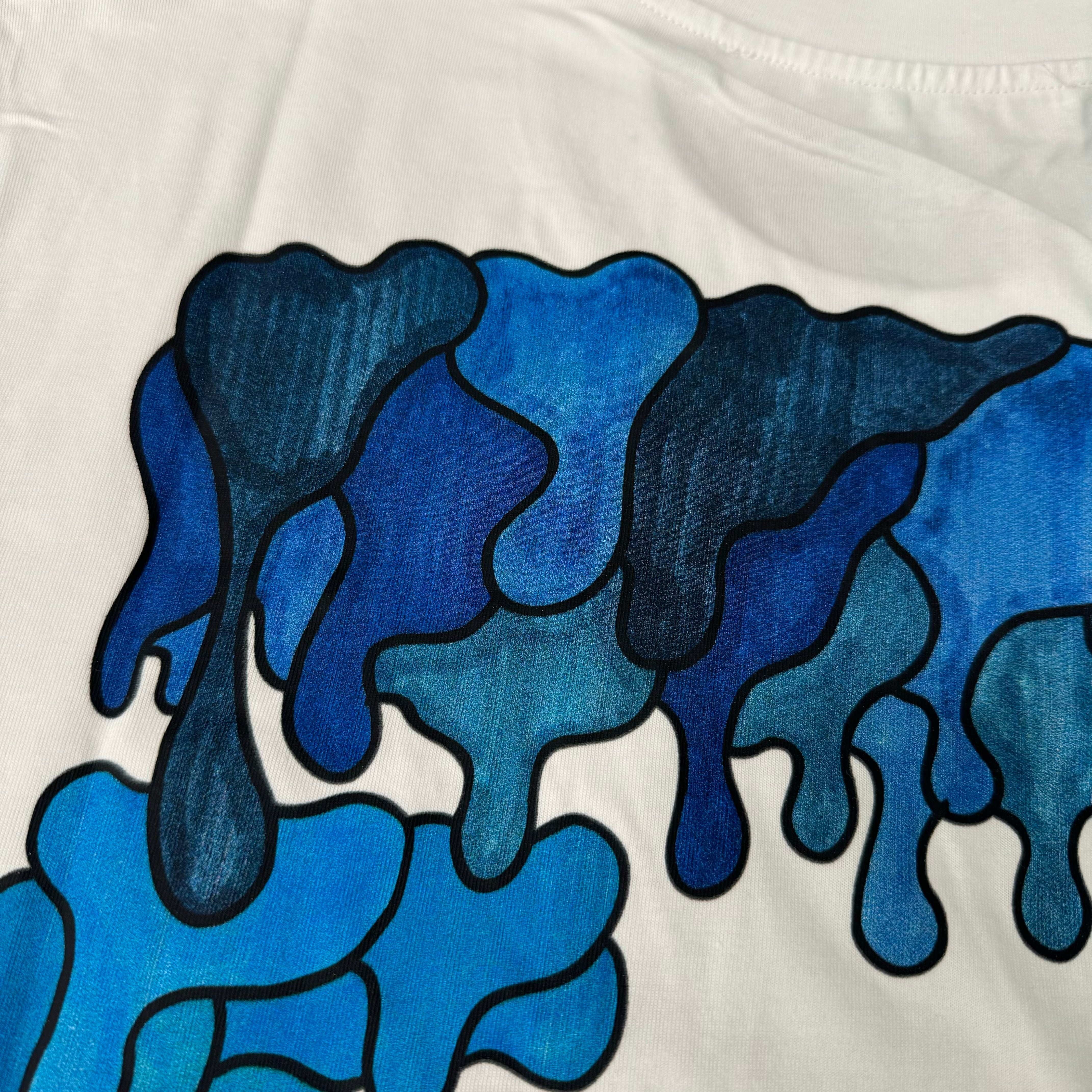 OFF-WHITE baby Blue Marker oversized t-shirt