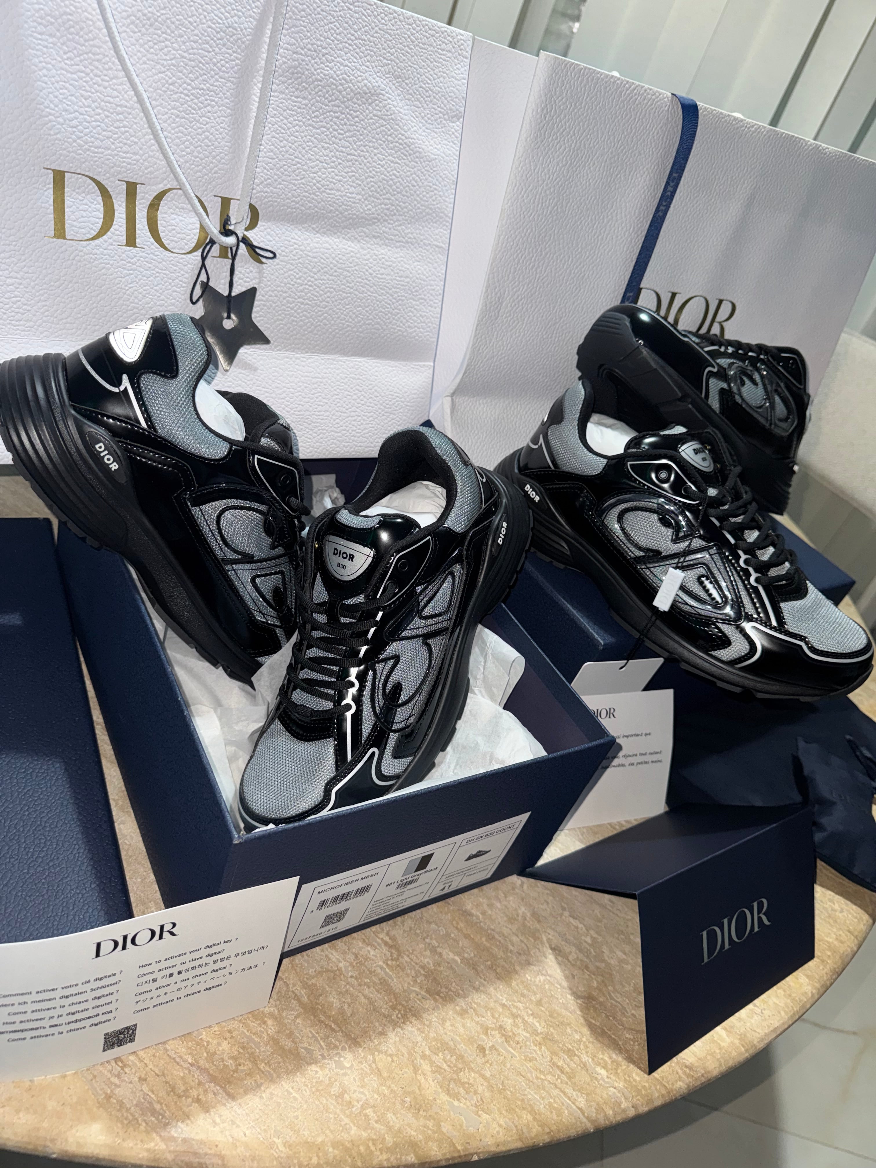 SNEAKERS B30 V3S COUNTDOWN 2025 💡 VERSION BIEN LISSE RÉFLECTIVE RÉACTION OPTIMISÉ FACTURE PACKAGING COMPLET MODÈLE POUSSÉ